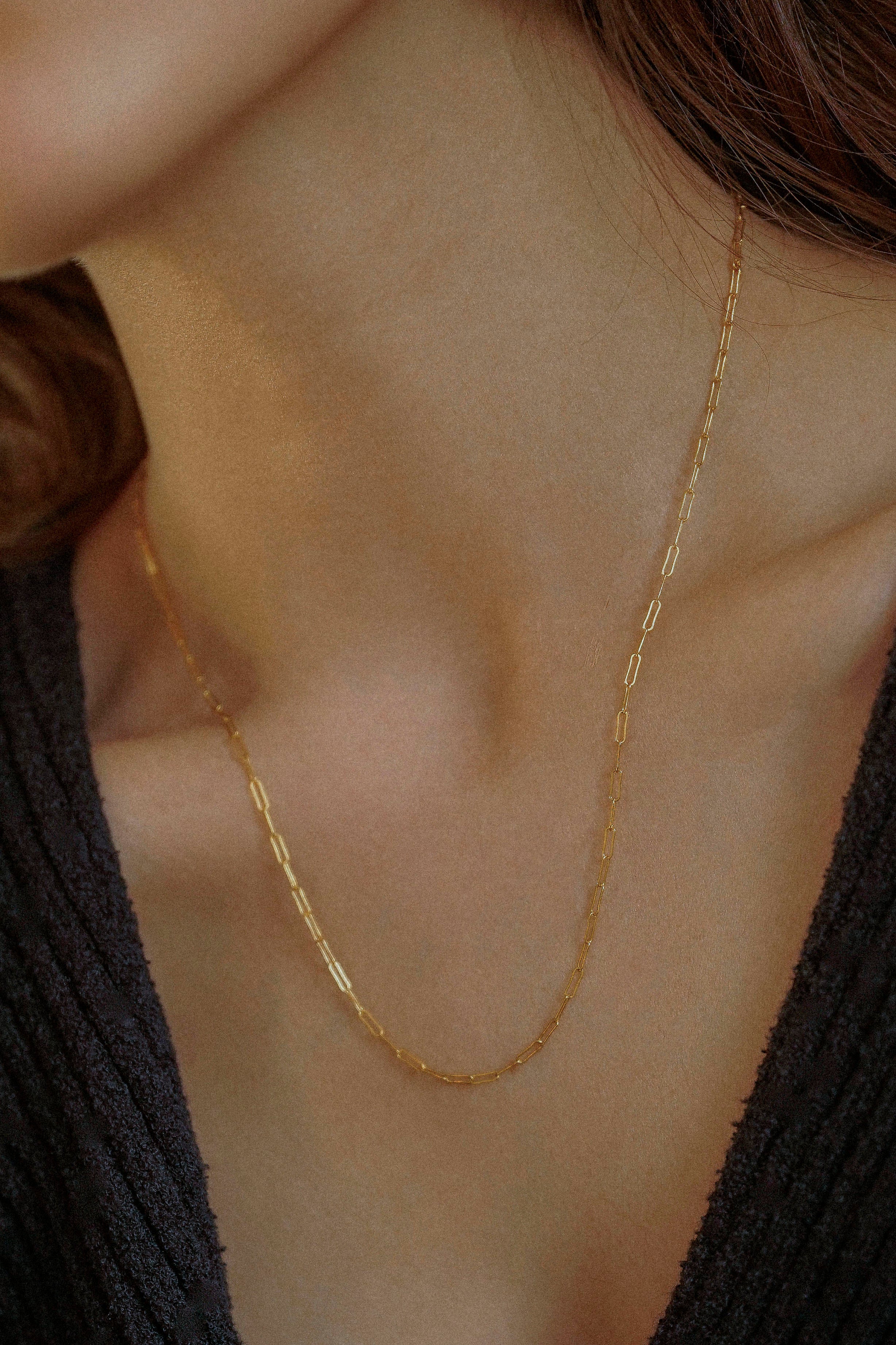 2mm Paperclip Necklace