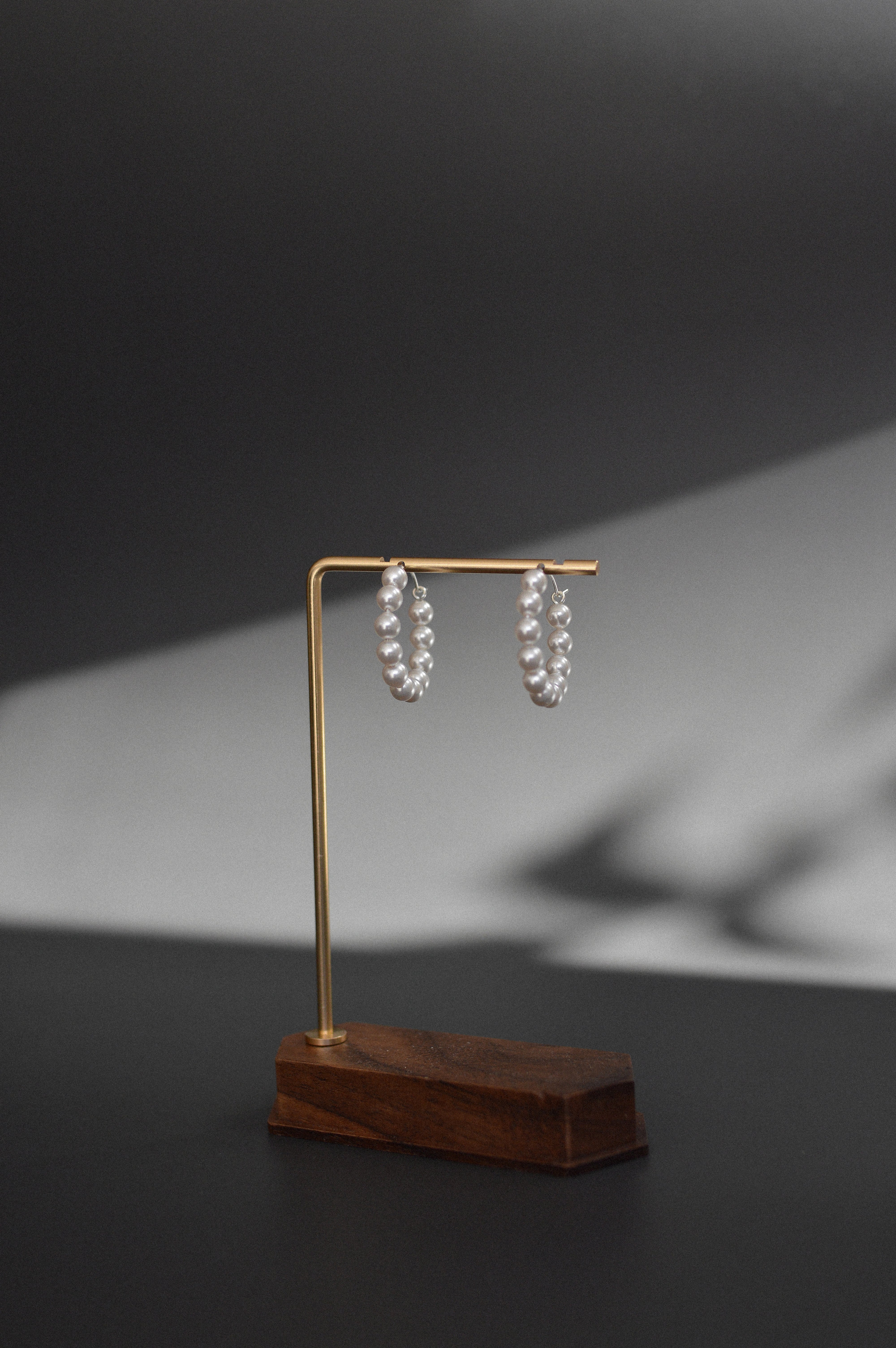 Swarovski Pearl Beaded Hoops