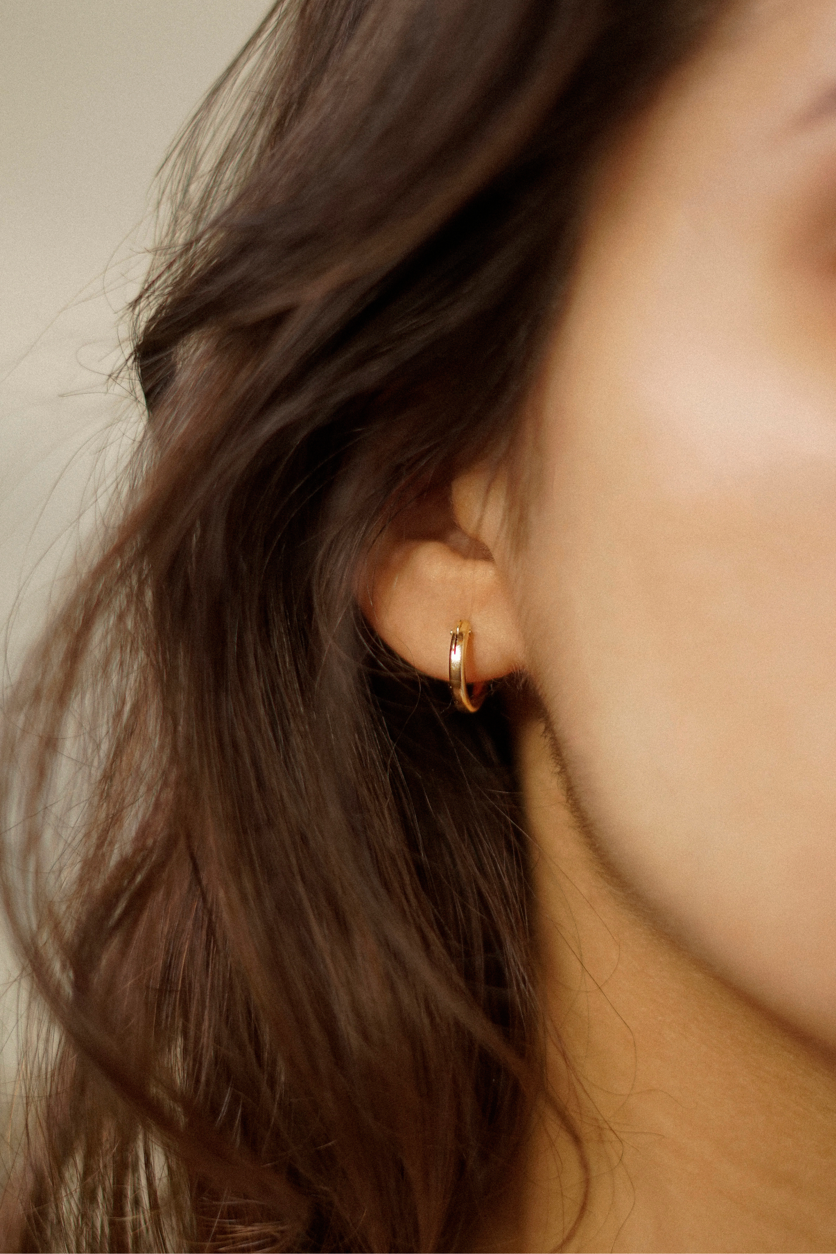 13mm Huggie Hoop Earrings