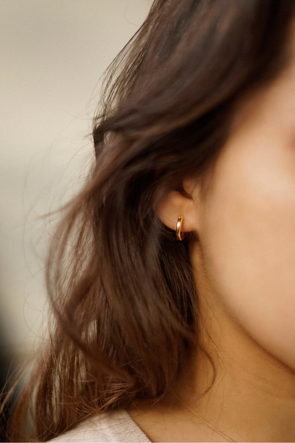 13mm Huggie Hoop Earrings