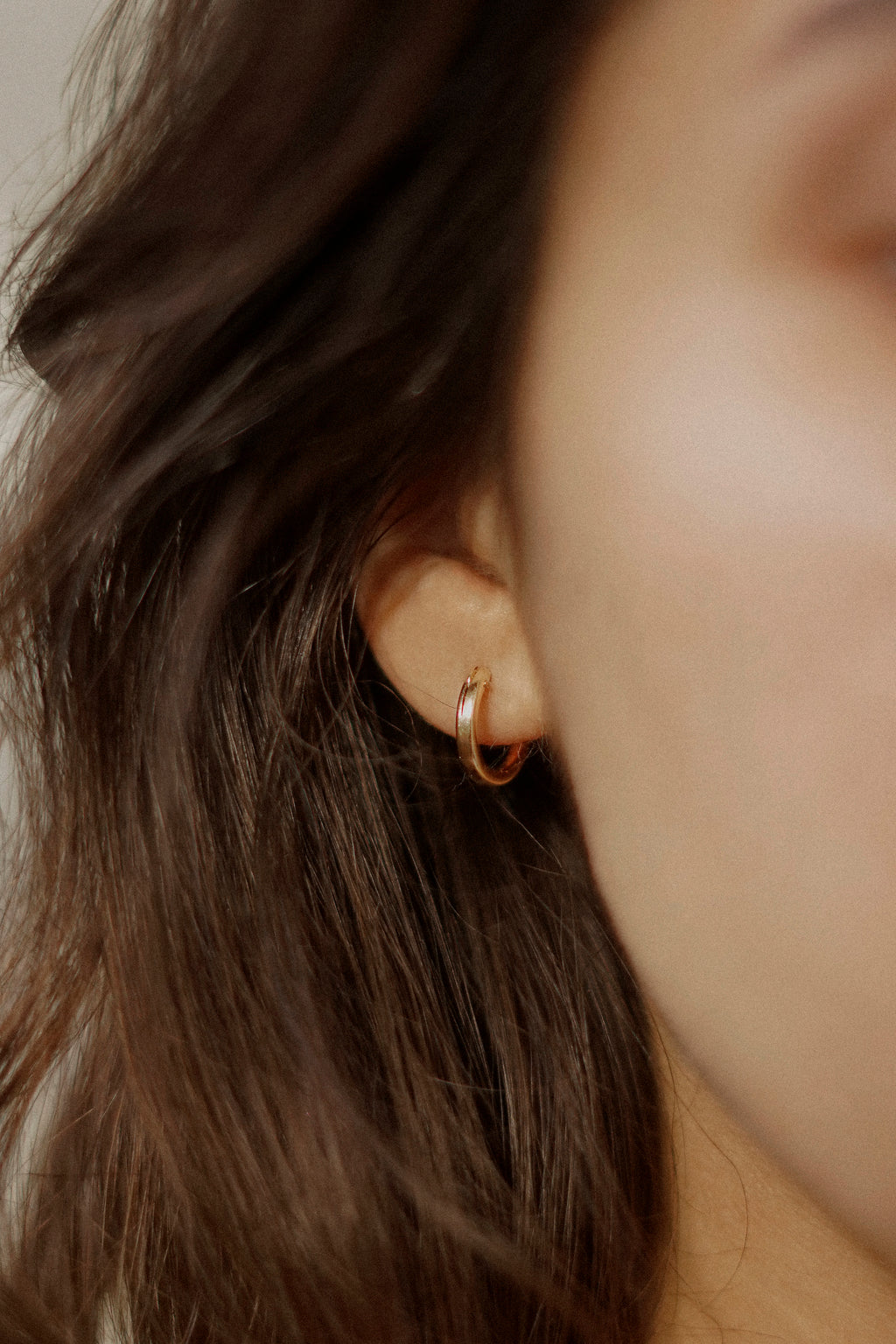 13mm Huggie Hoop Earrings