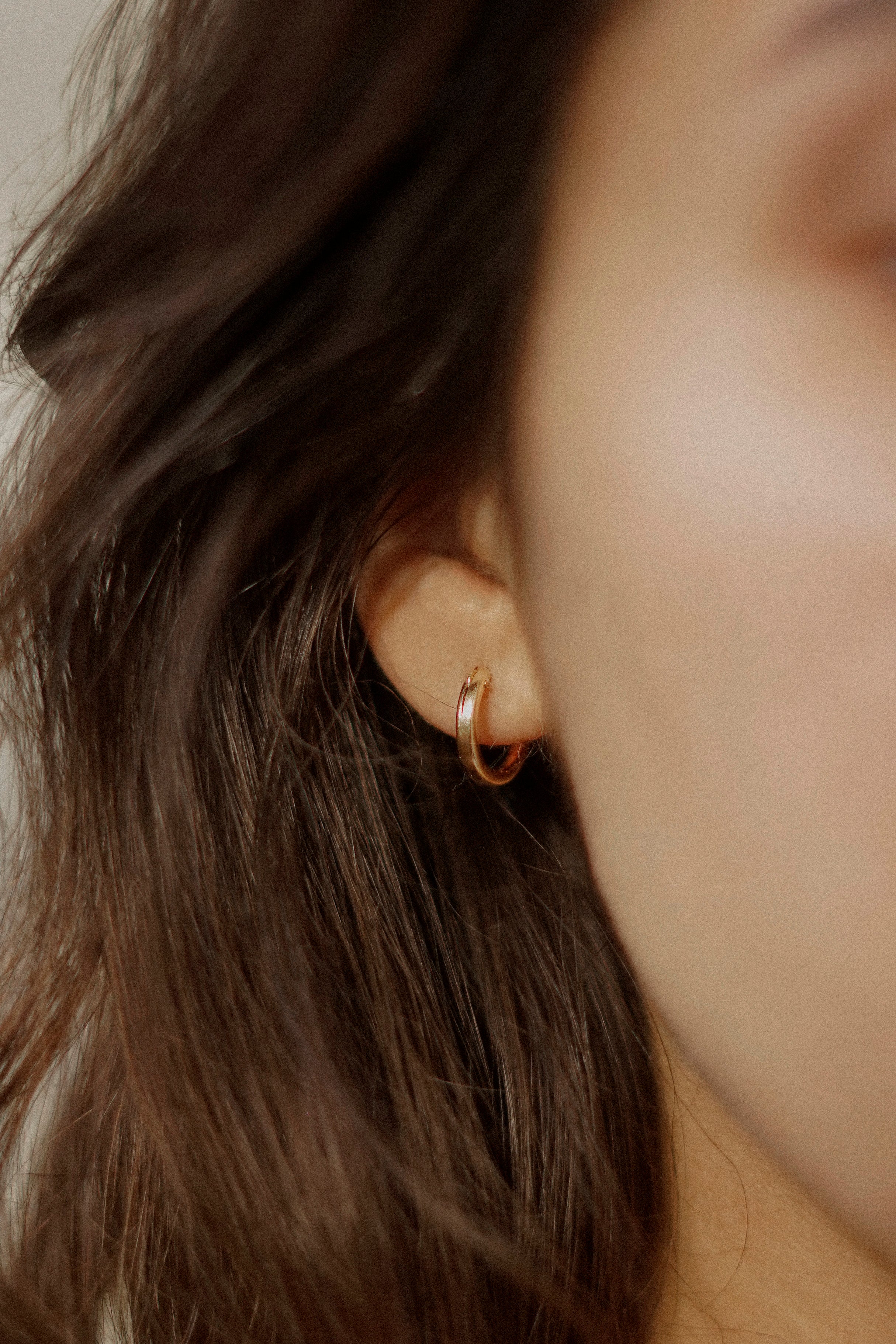 13mm Huggie Hoop Earrings