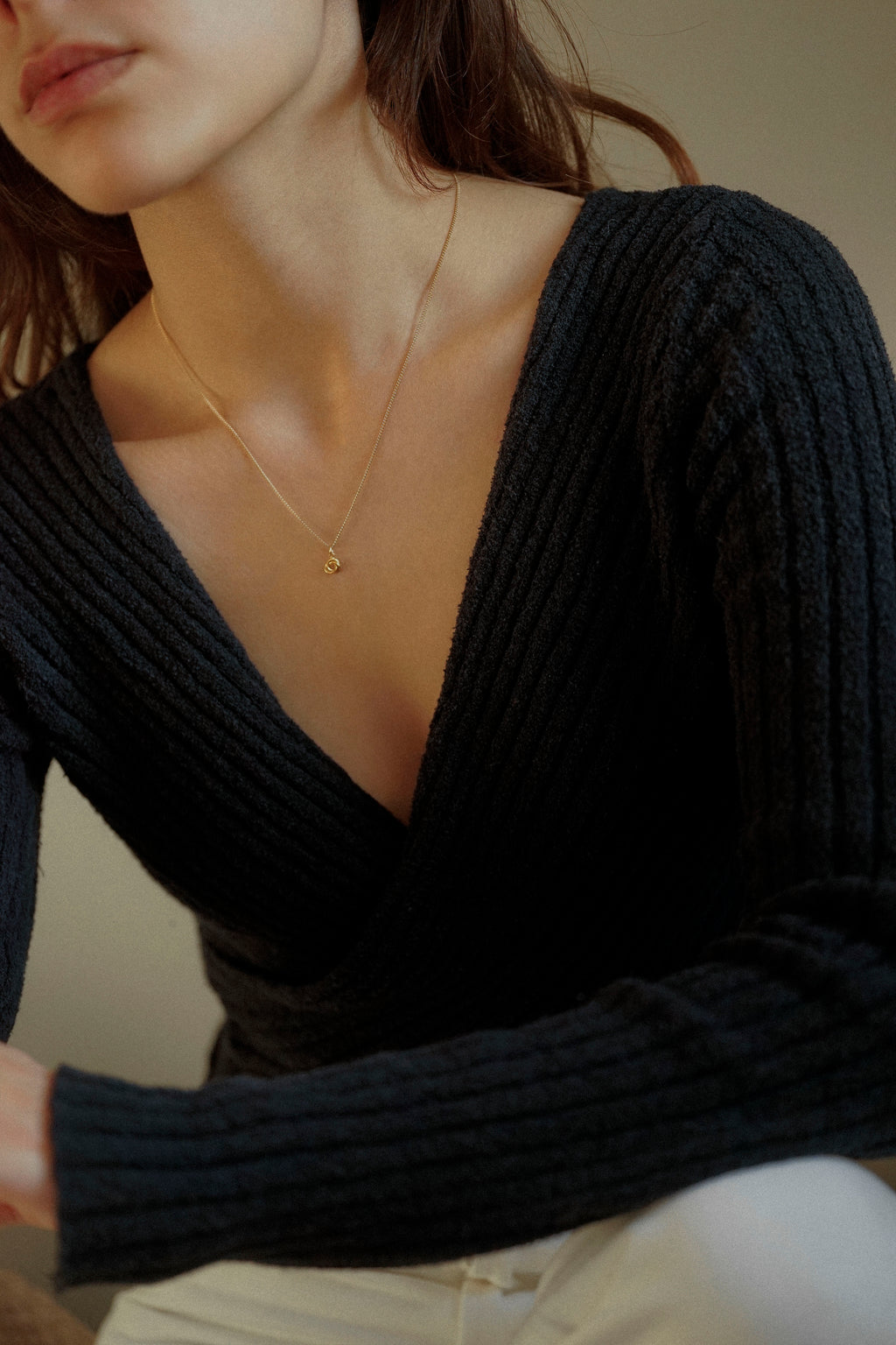 Love Knot Charm Necklace