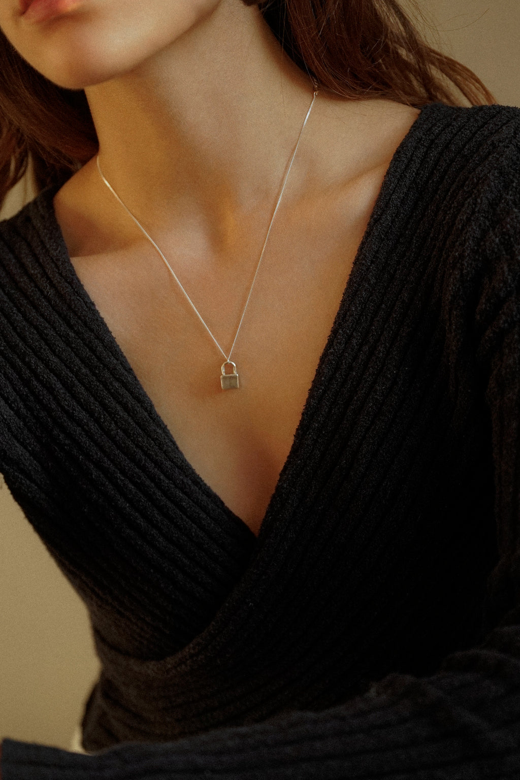 Padlock Pendant Necklace