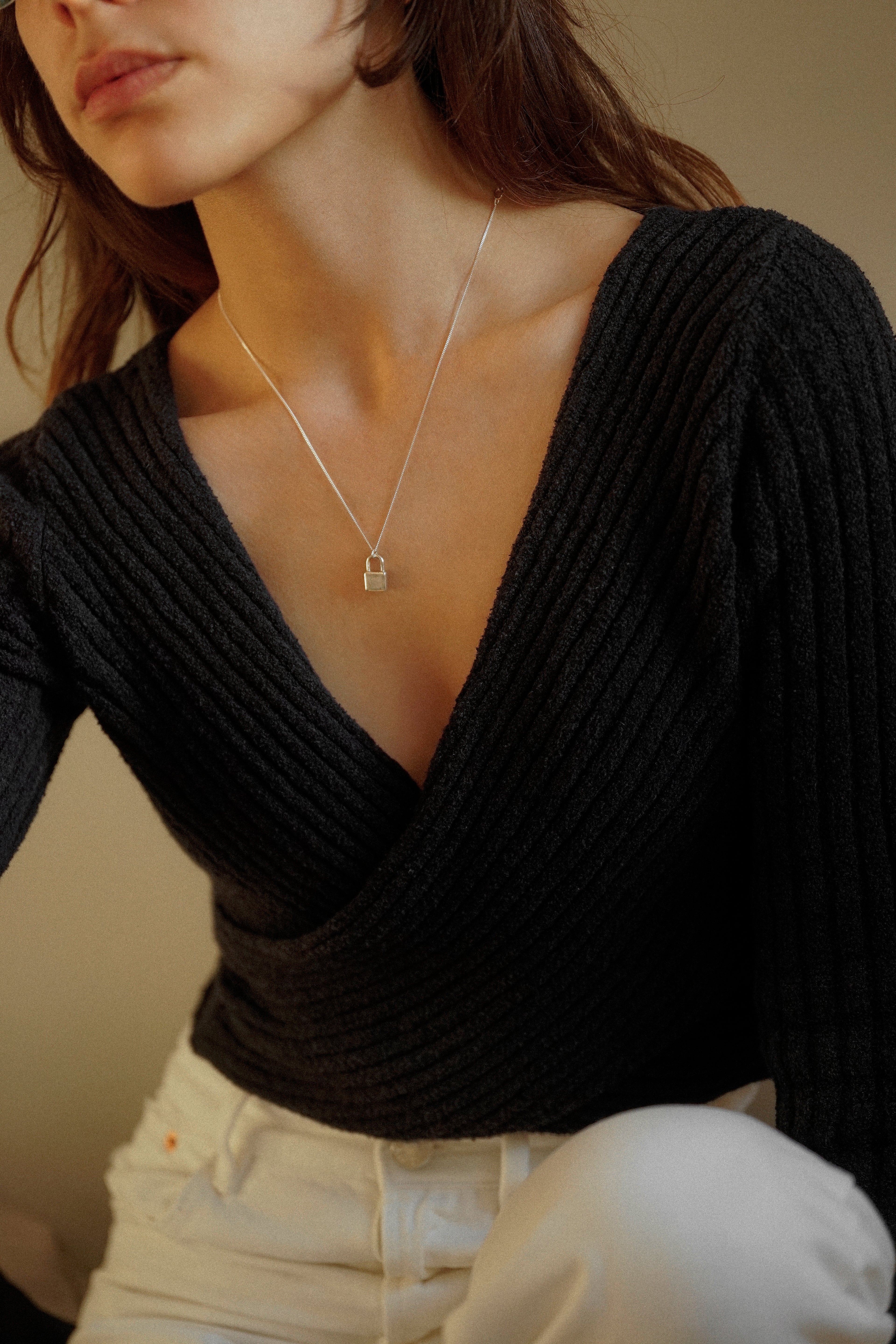 Padlock Pendant Necklace
