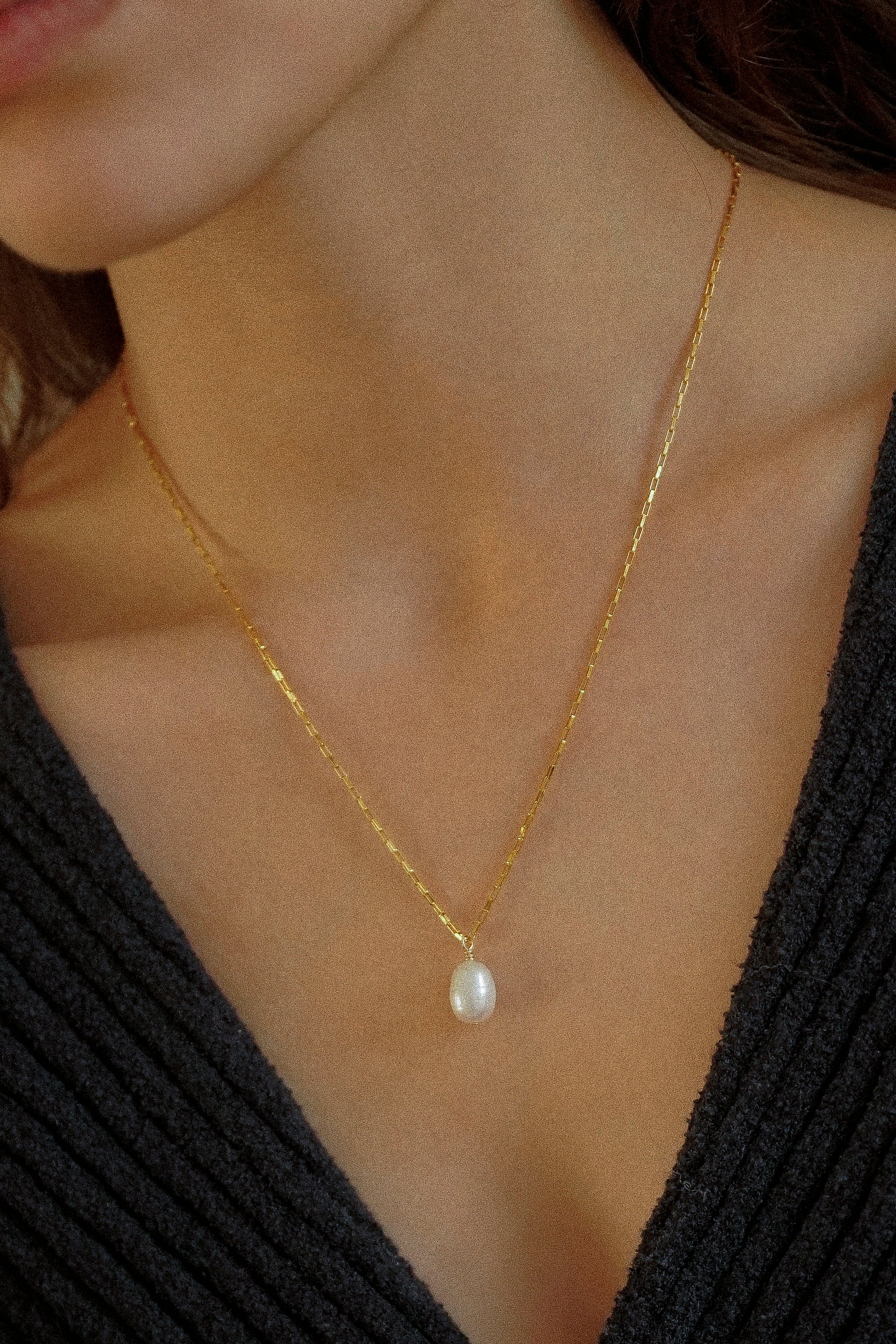 Freshwater Pearl Charm Necklace