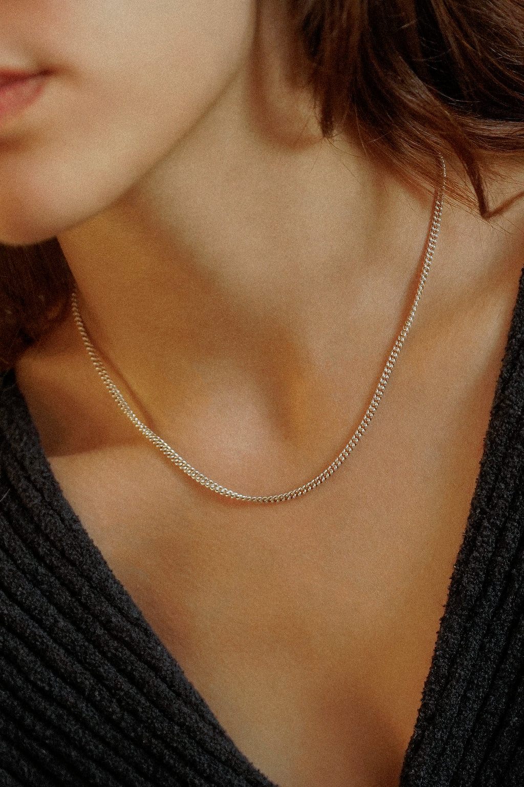Chunky Curb Chain Necklace