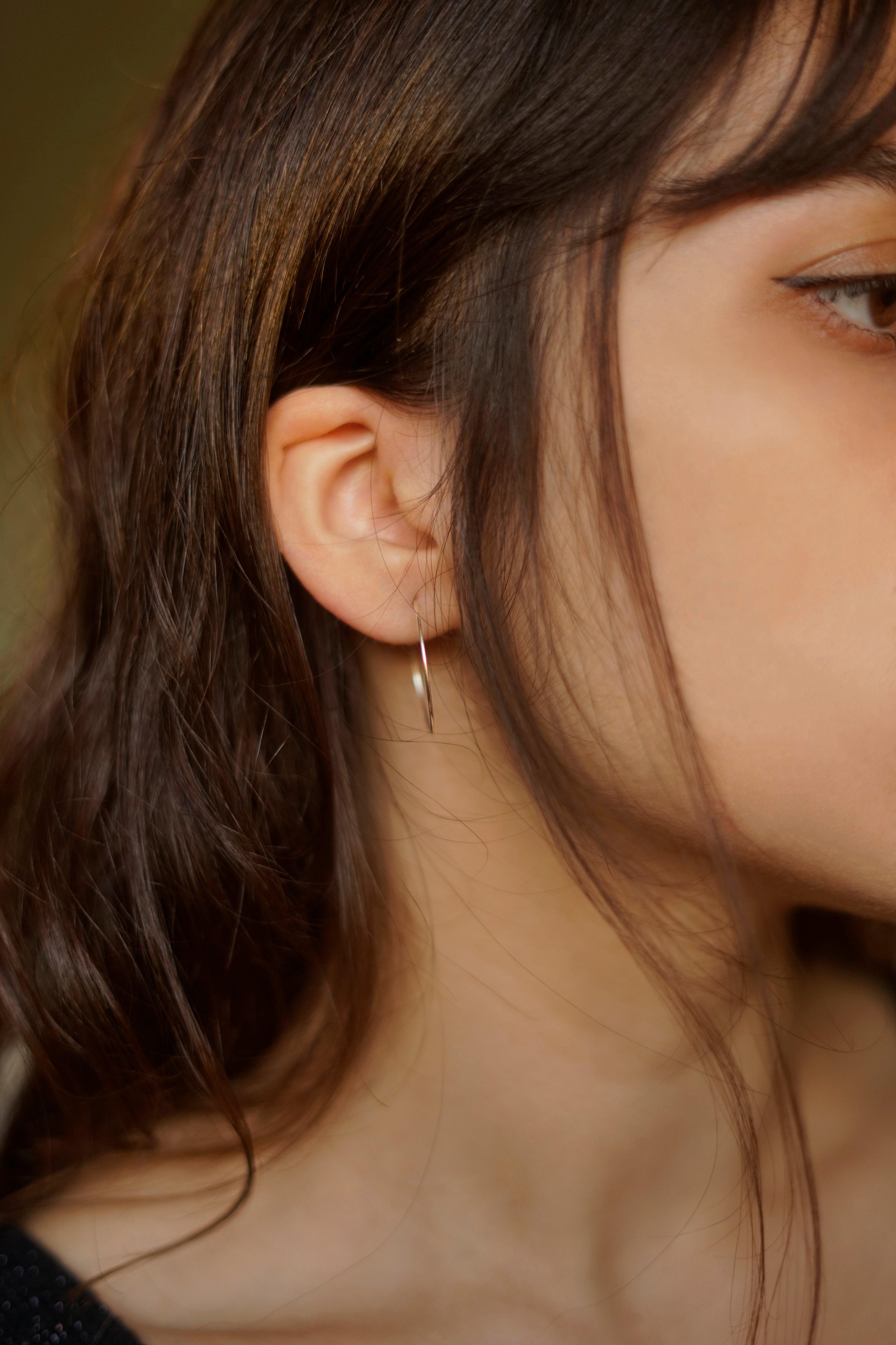 Thin Dainty Hoop Earrings
