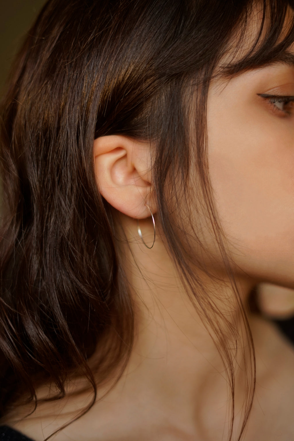 Thin Dainty Hoop Earrings