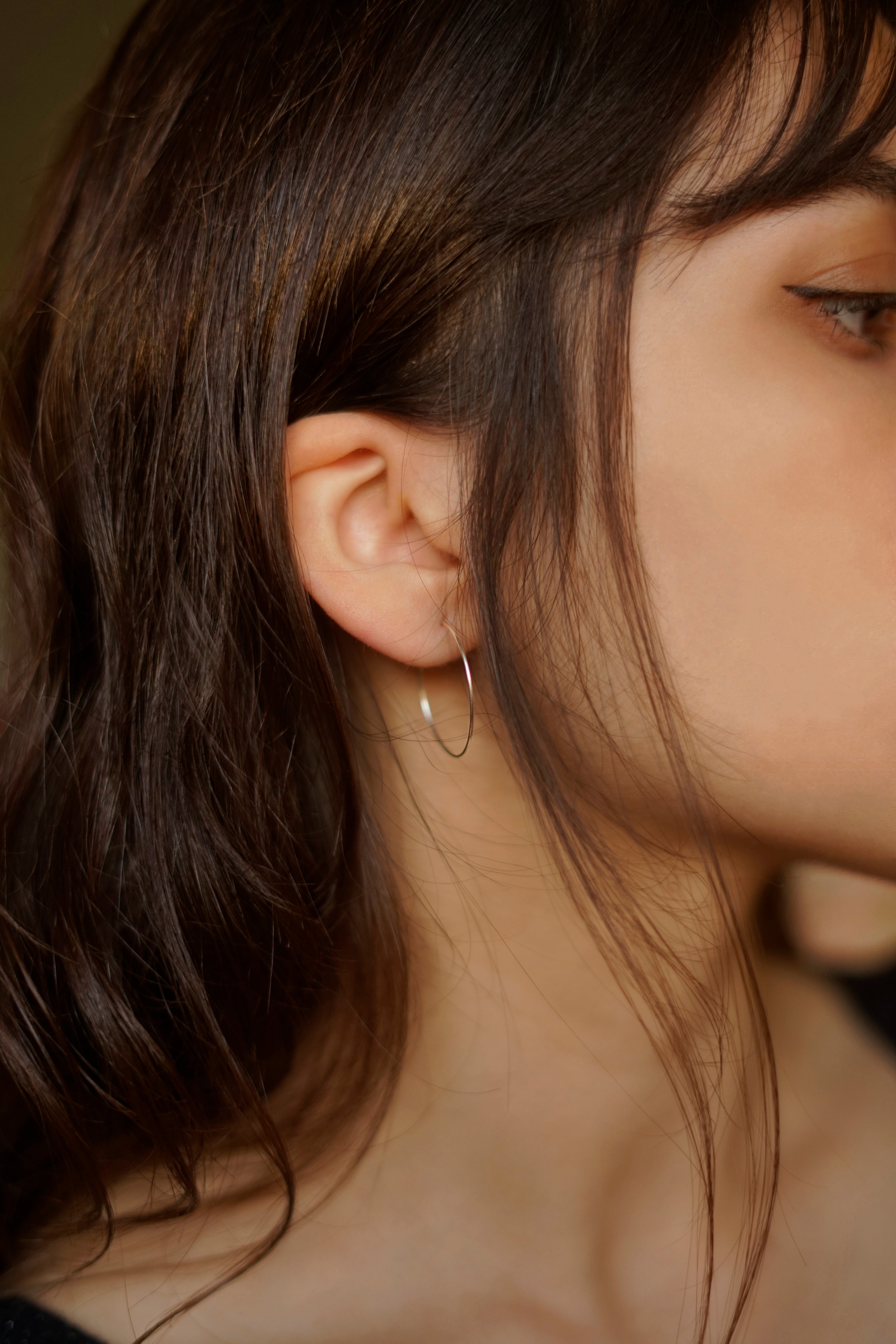 Thin Dainty Hoop Earrings