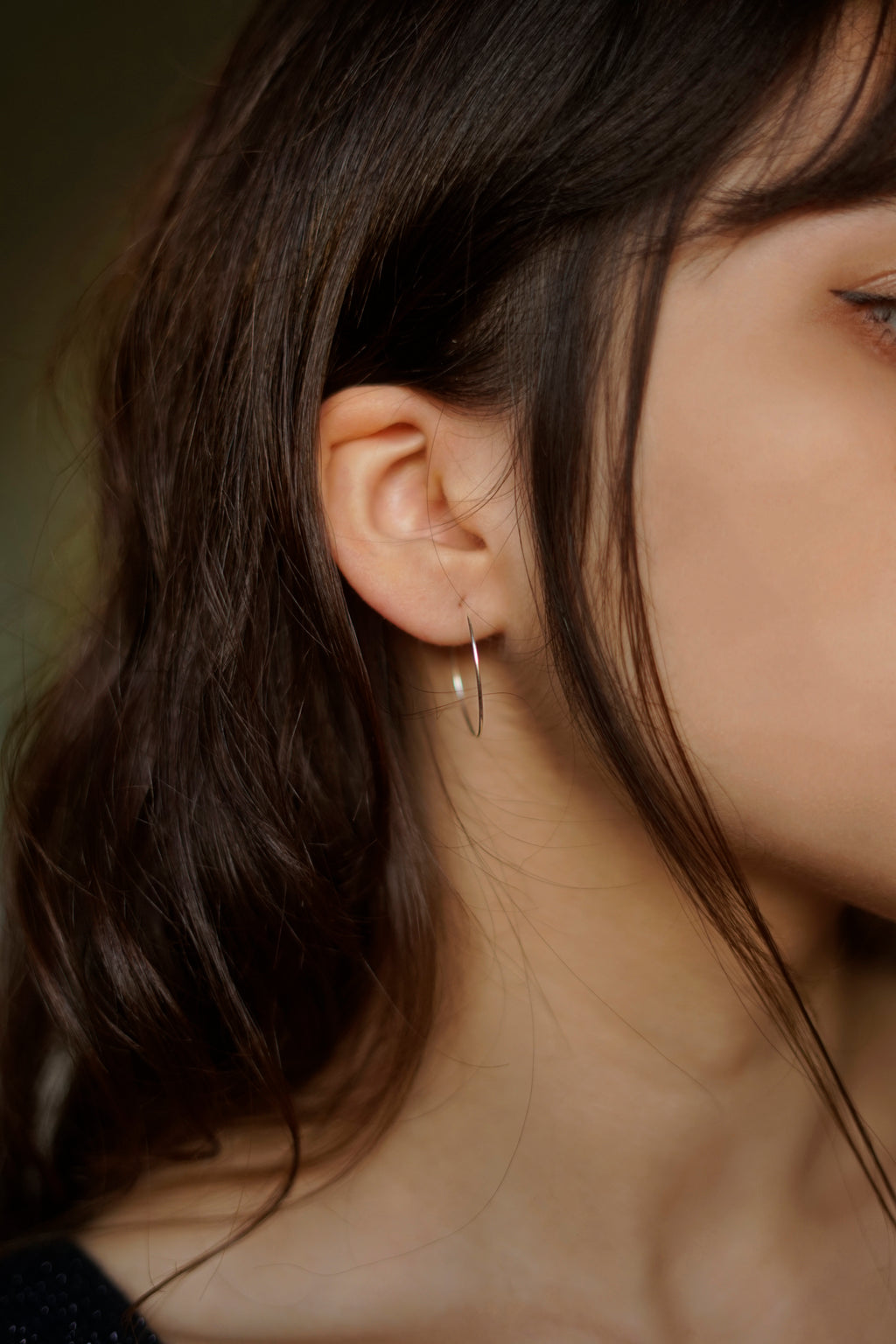 Thin Dainty Hoop Earrings