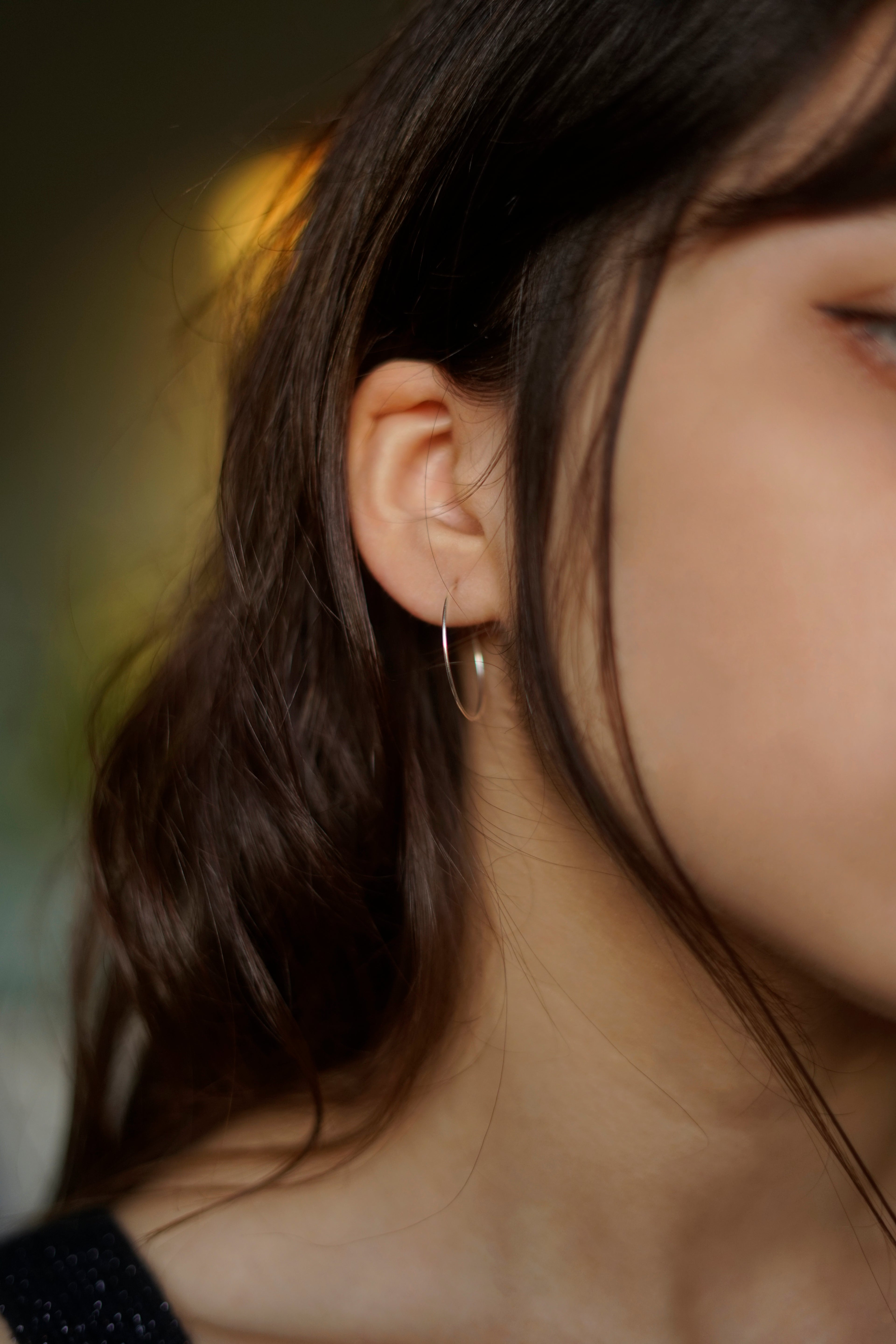 Thin Dainty Hoop Earrings