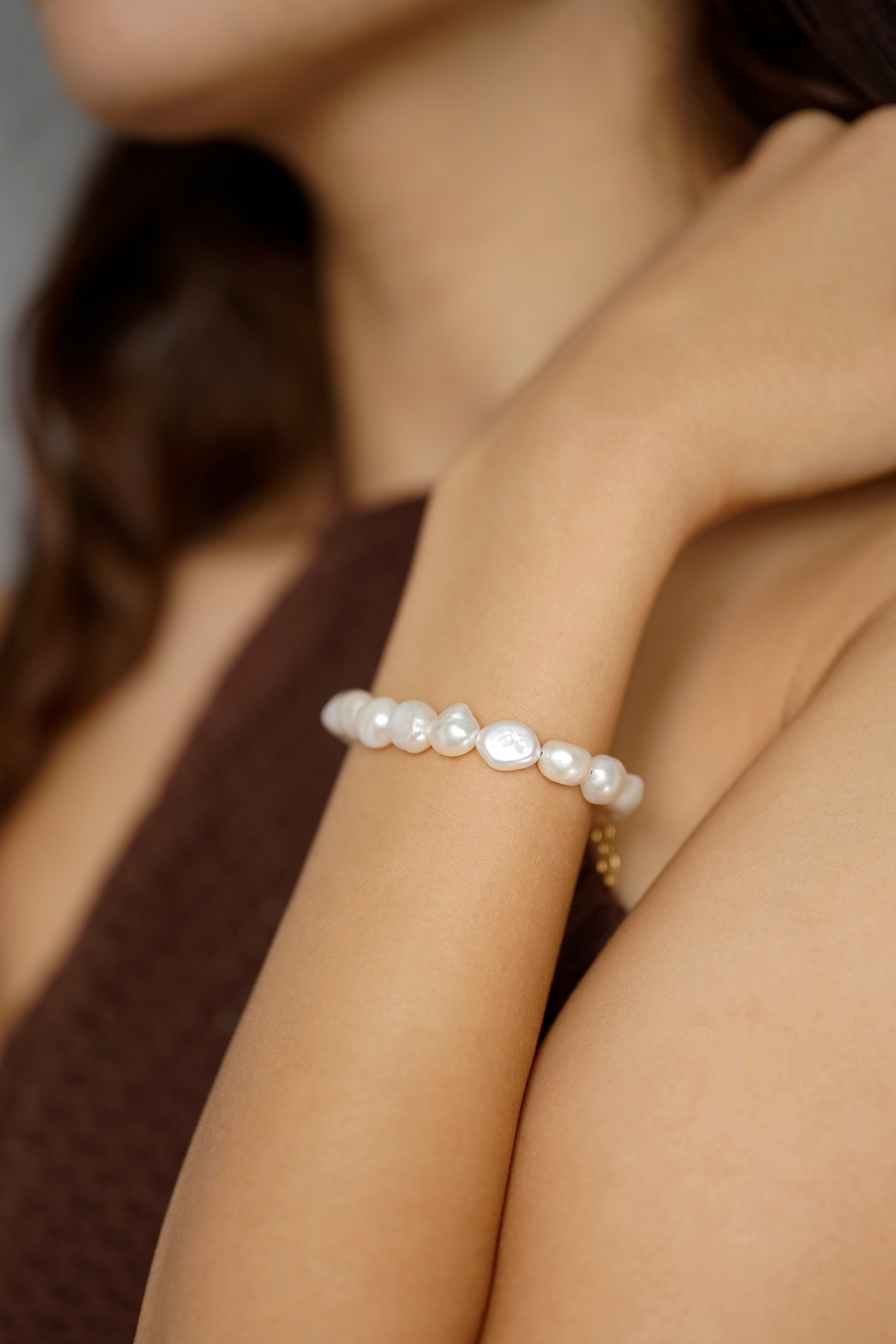Chunky Freshwater Pearl Bracelet