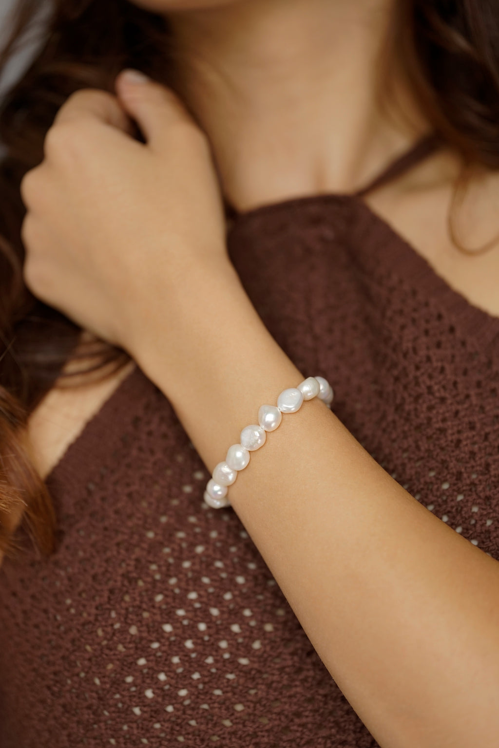 Chunky Freshwater Pearl Bracelet
