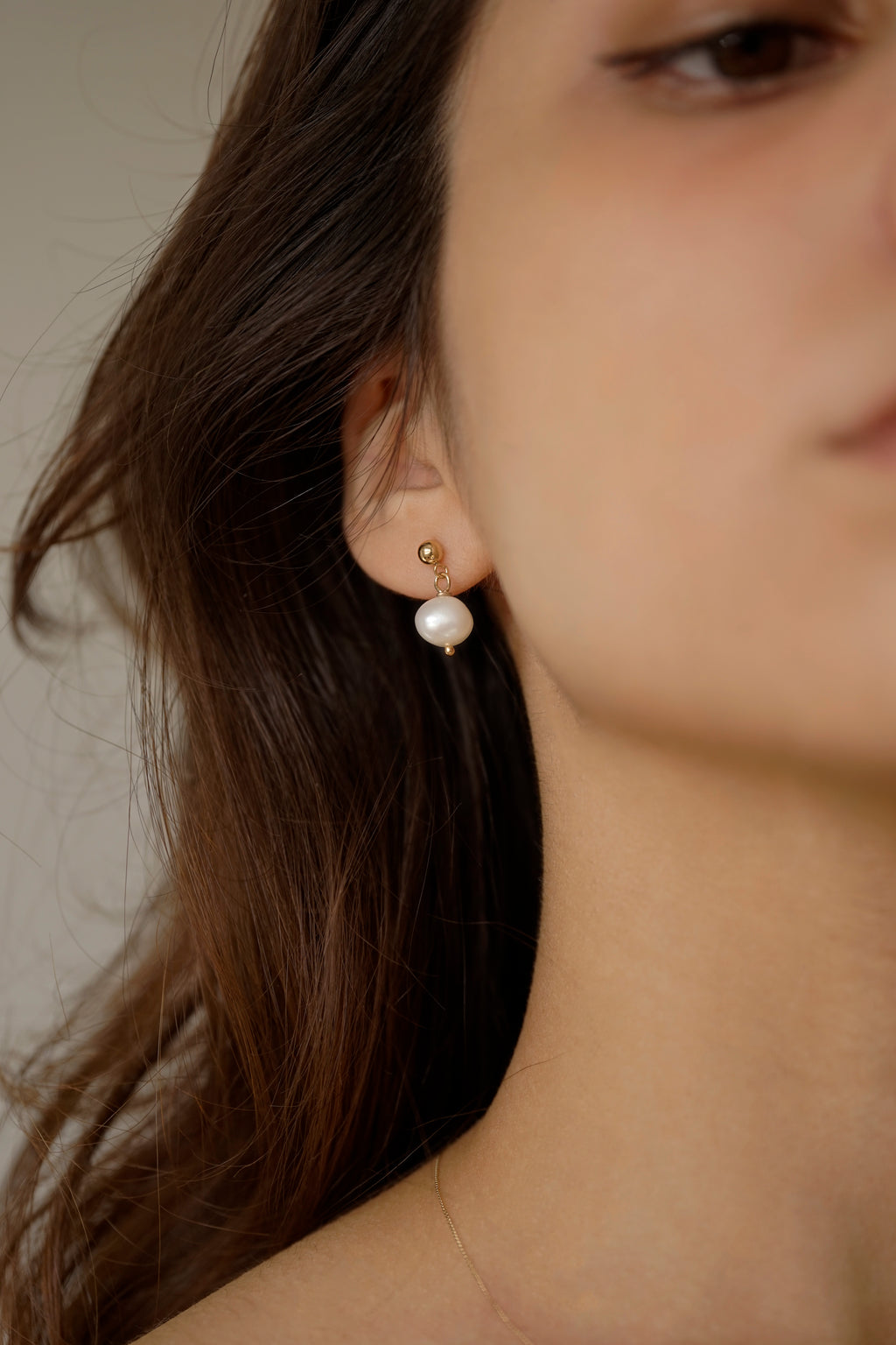 Freshwater Pearl Stud Earrings