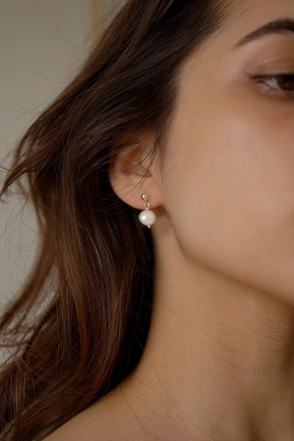 Freshwater Pearl Stud Earrings