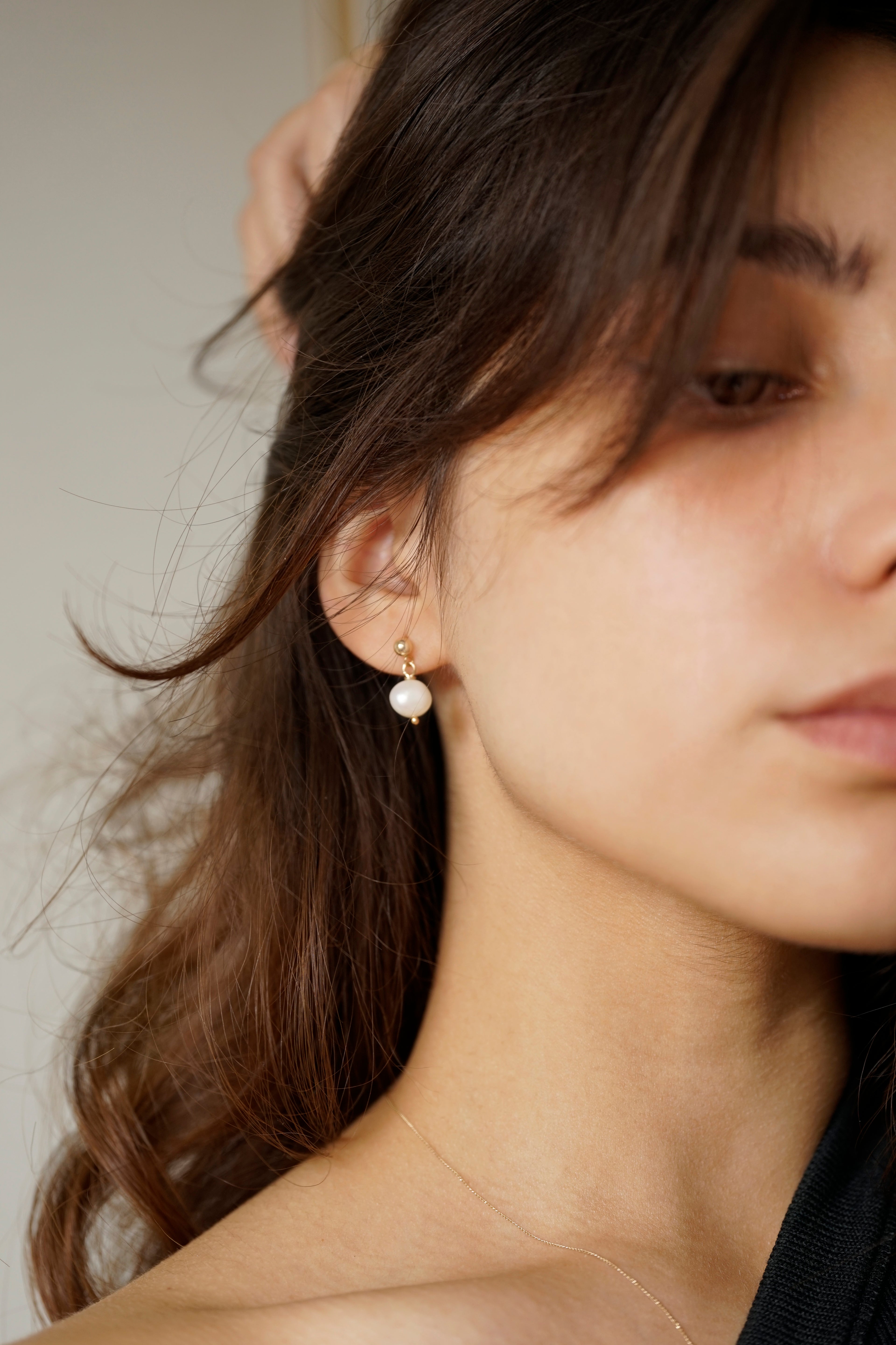 Freshwater Pearl Stud Earrings