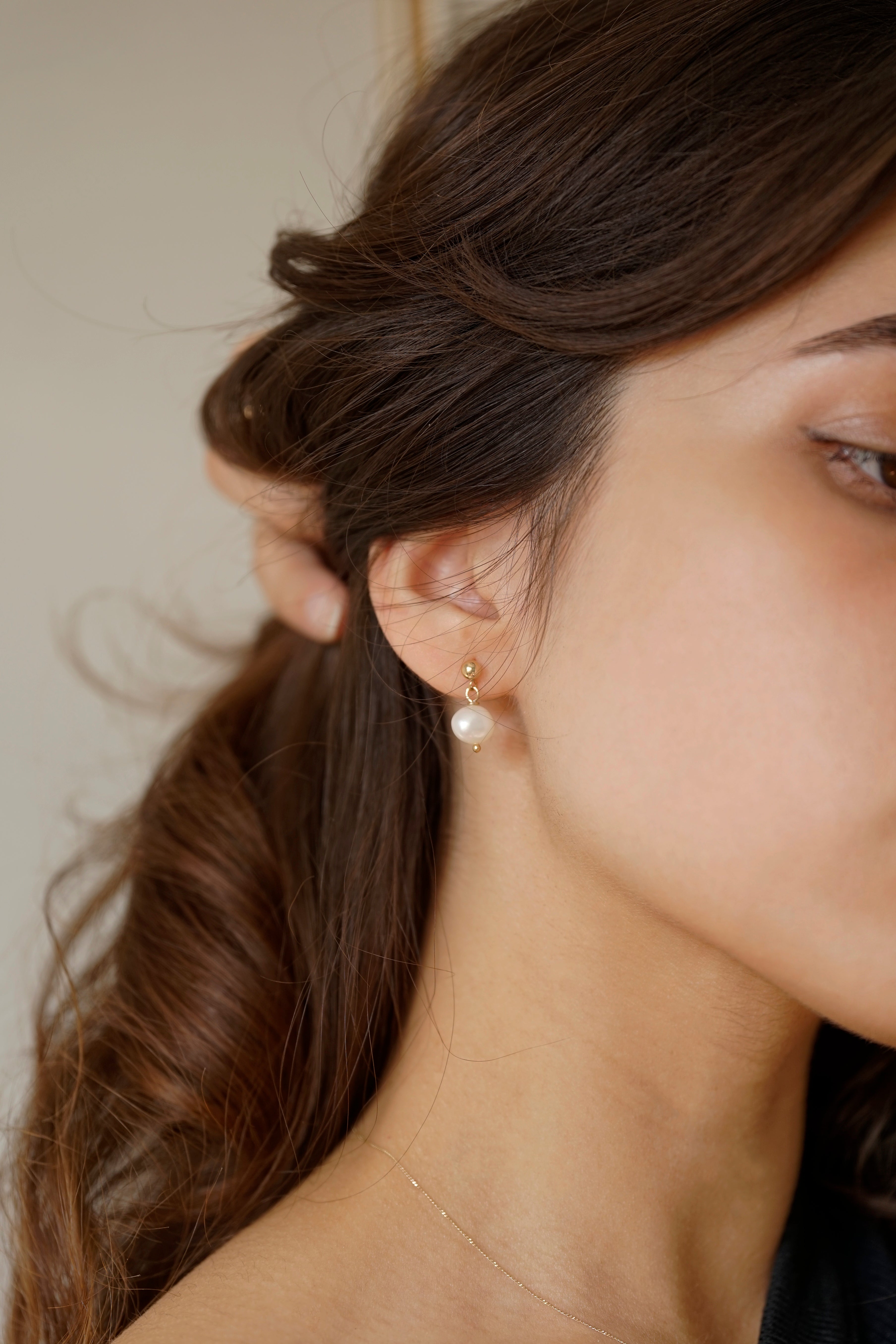 Freshwater Pearl Stud Earrings