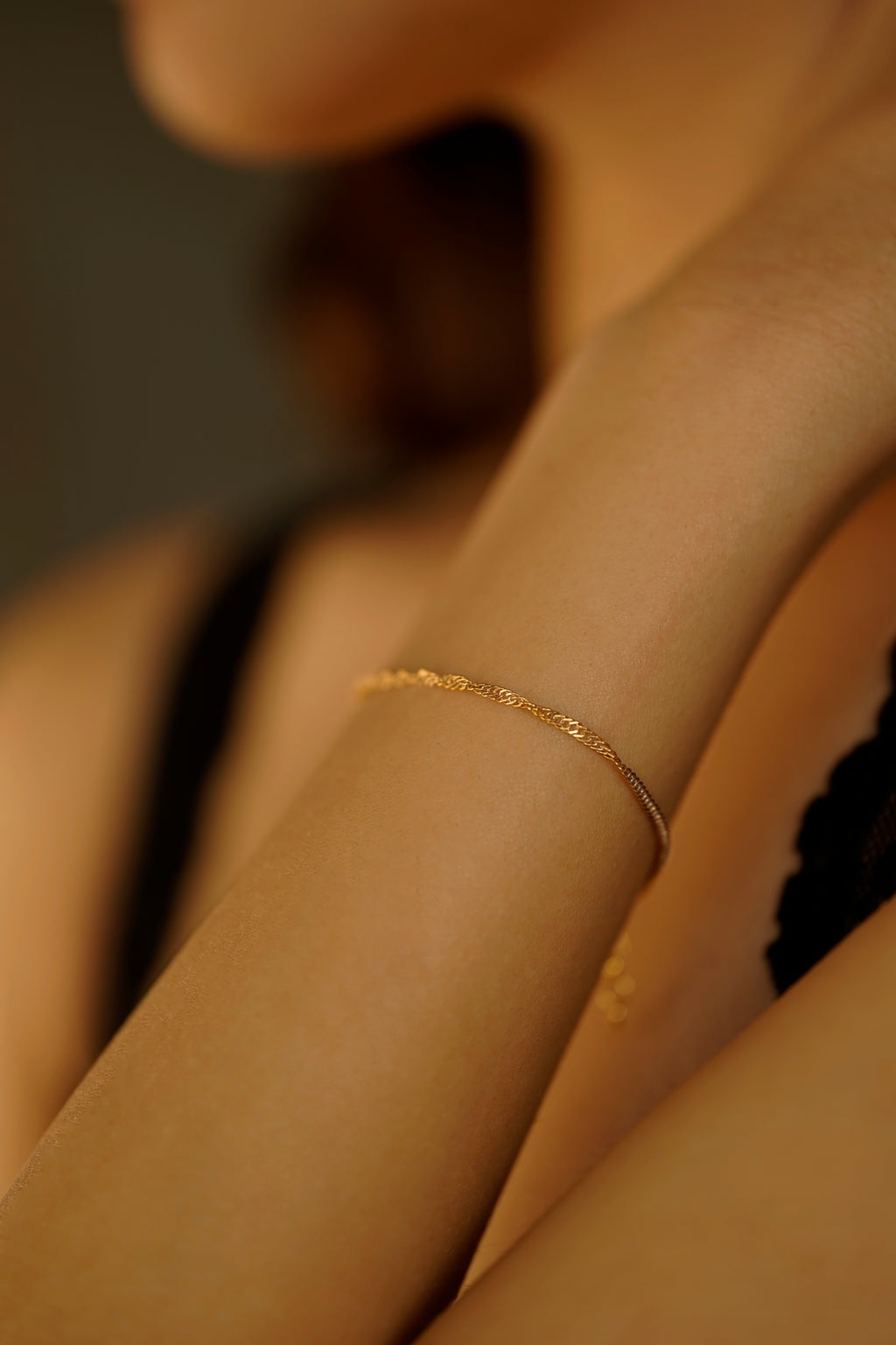 Singapore Twist Chain Bracelet