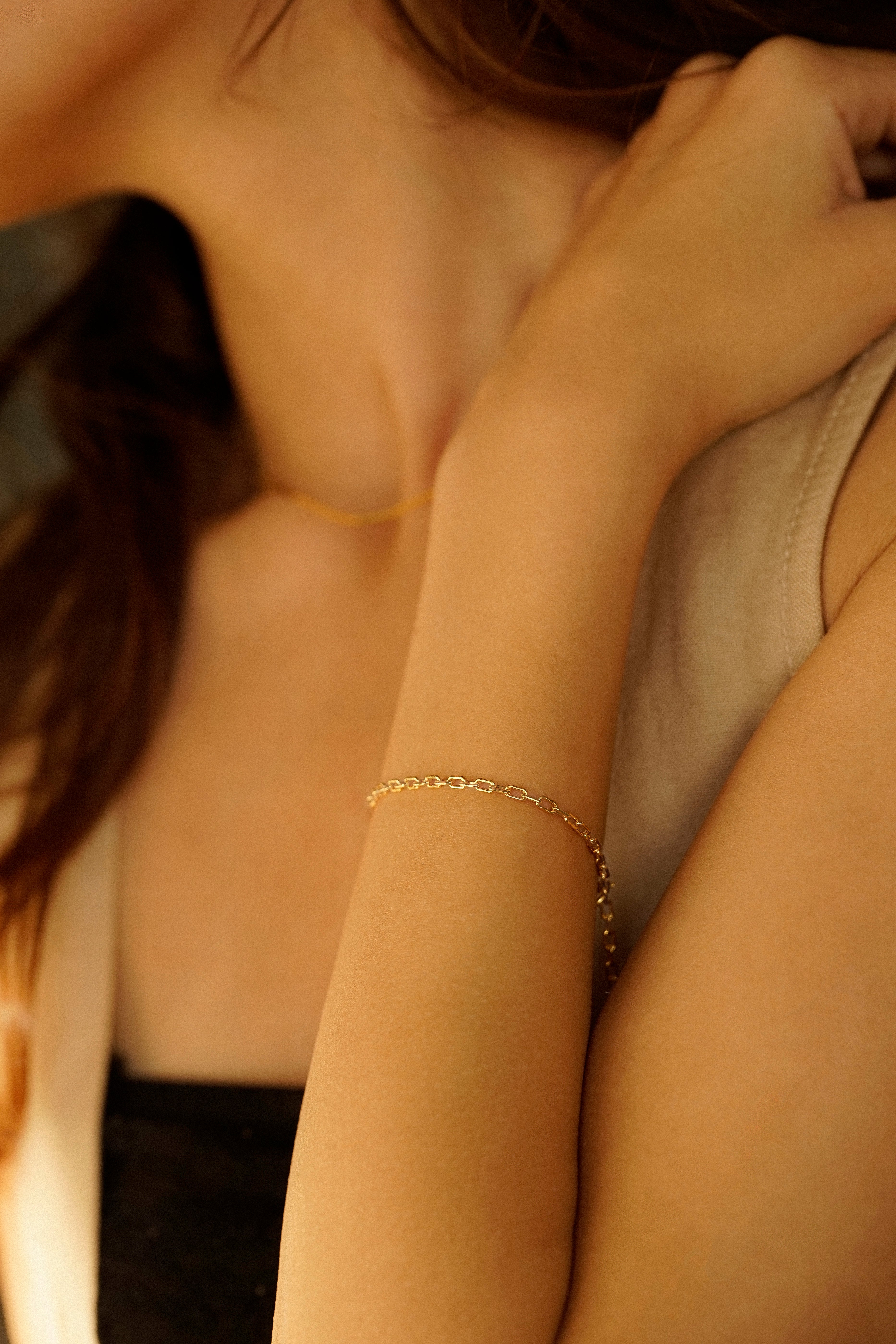 Rectangle Link Bracelet