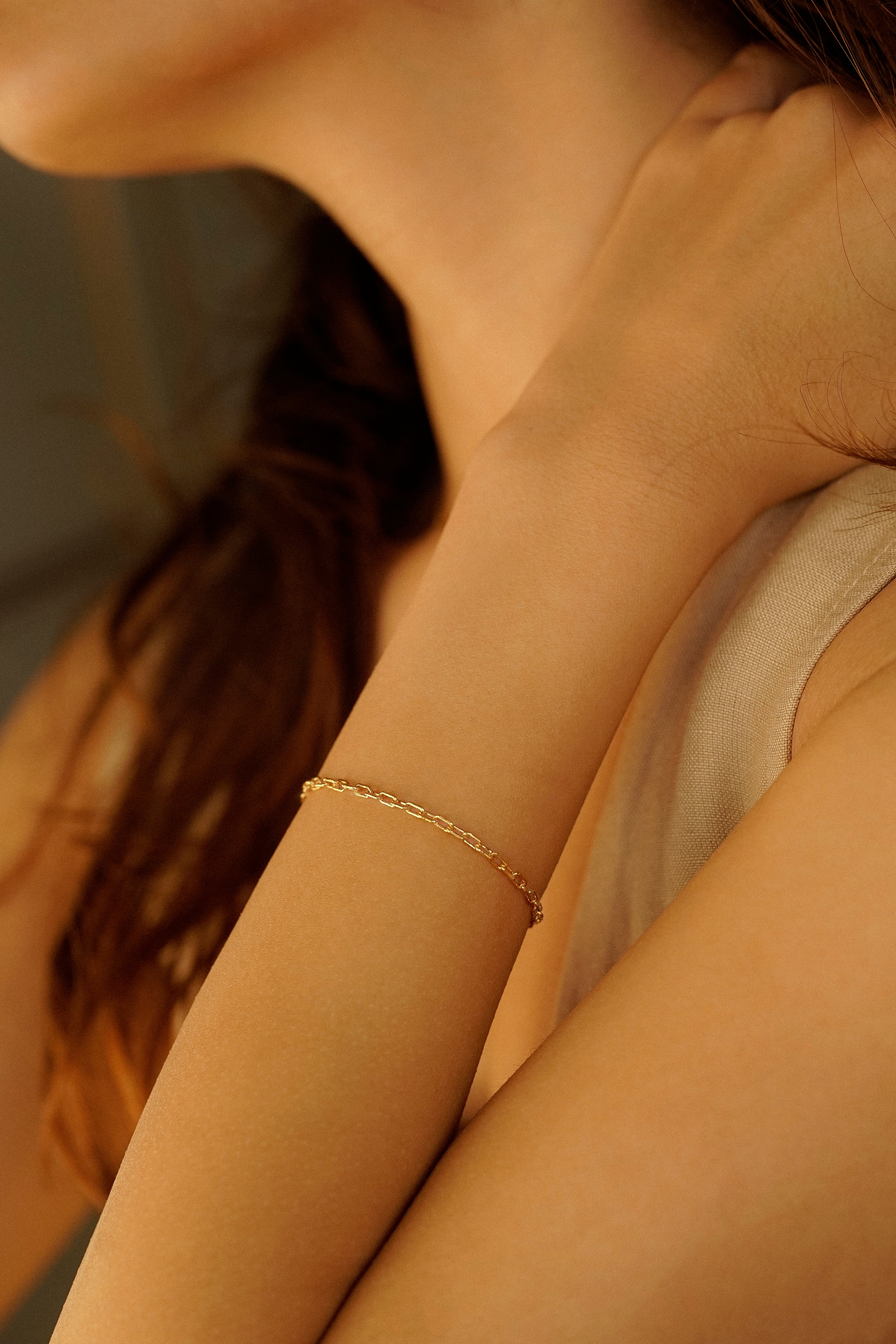 Rectangle Link Bracelet