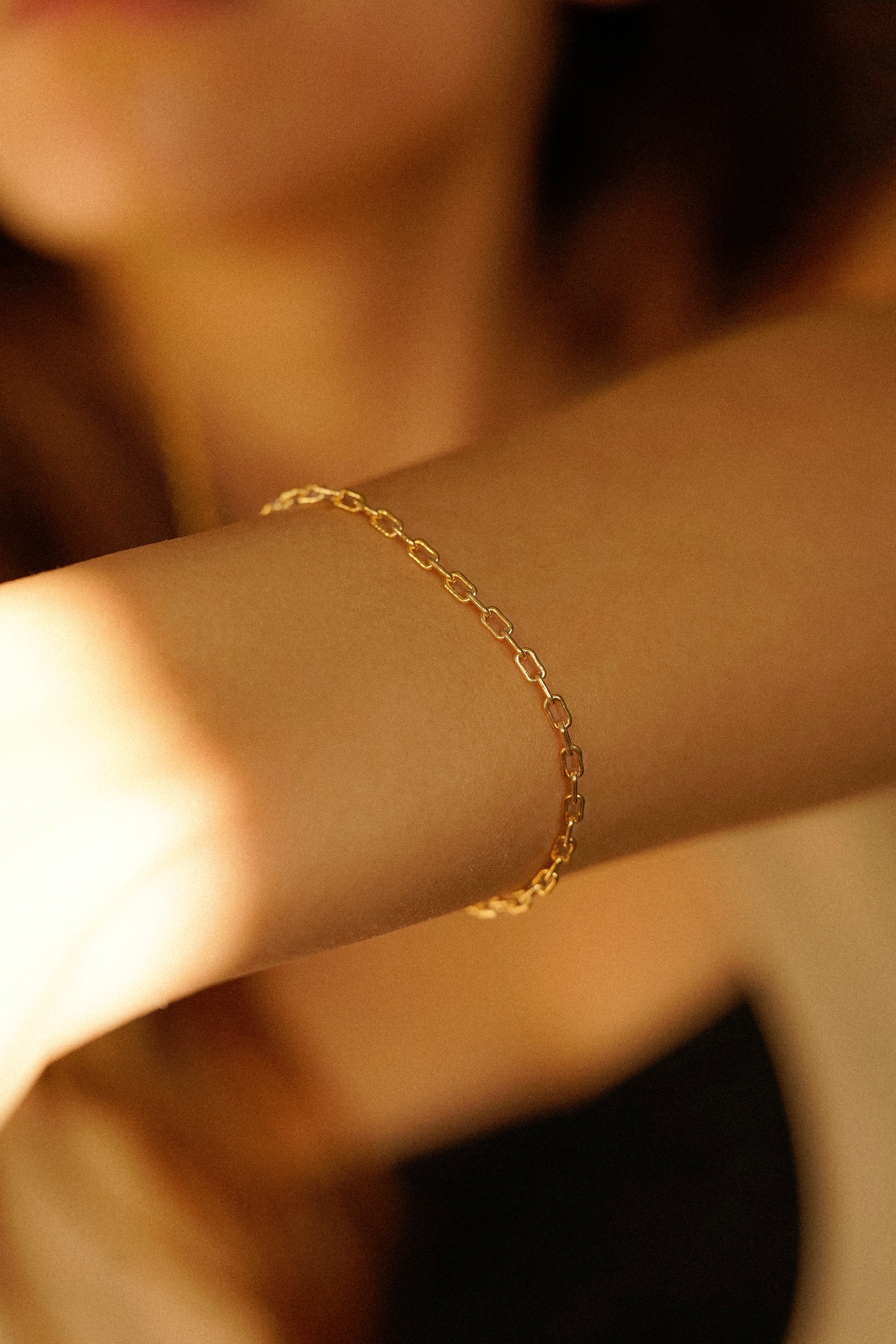 Rectangle Link Bracelet