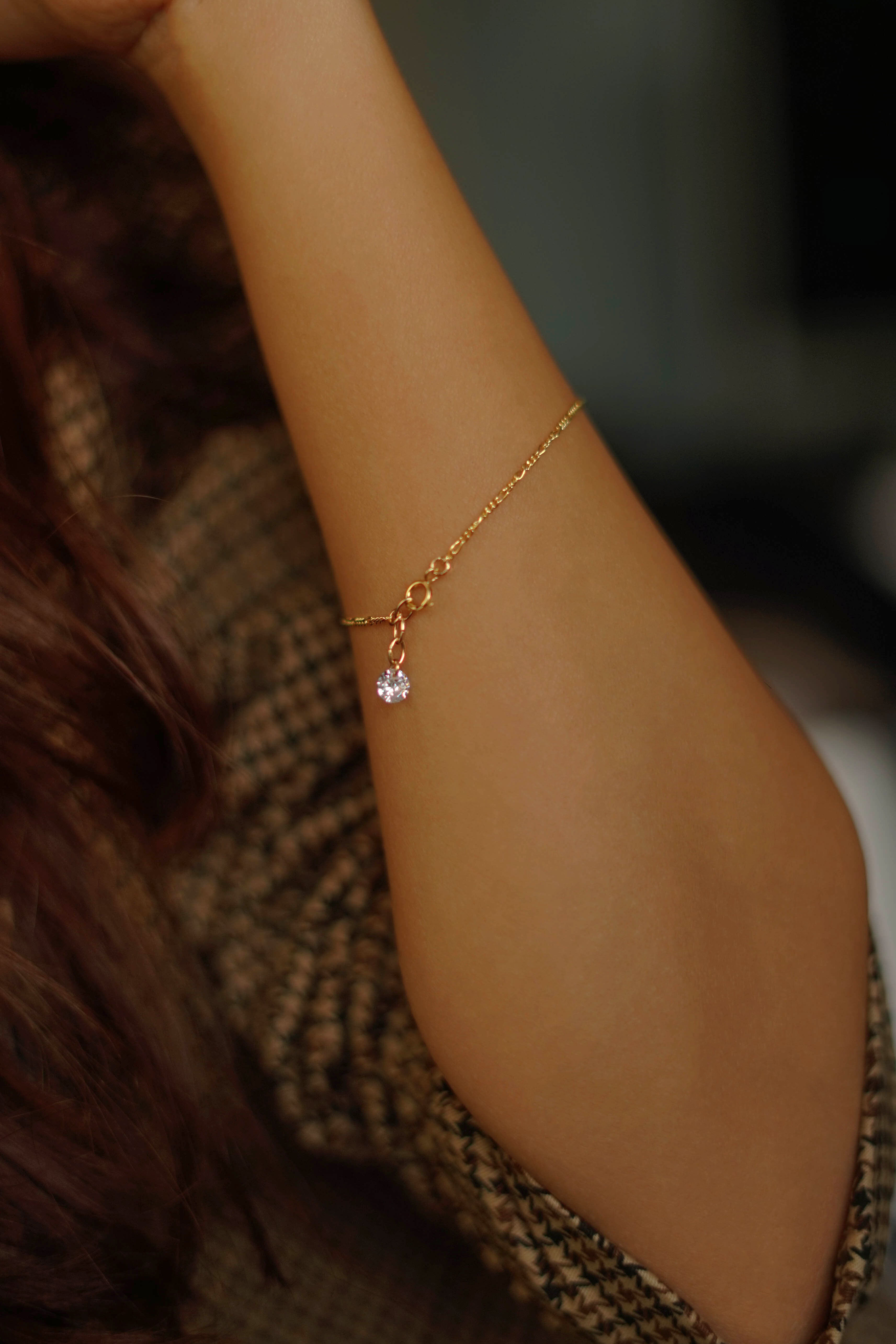 Dainty Figaro Cubic Zirconia Bracelet