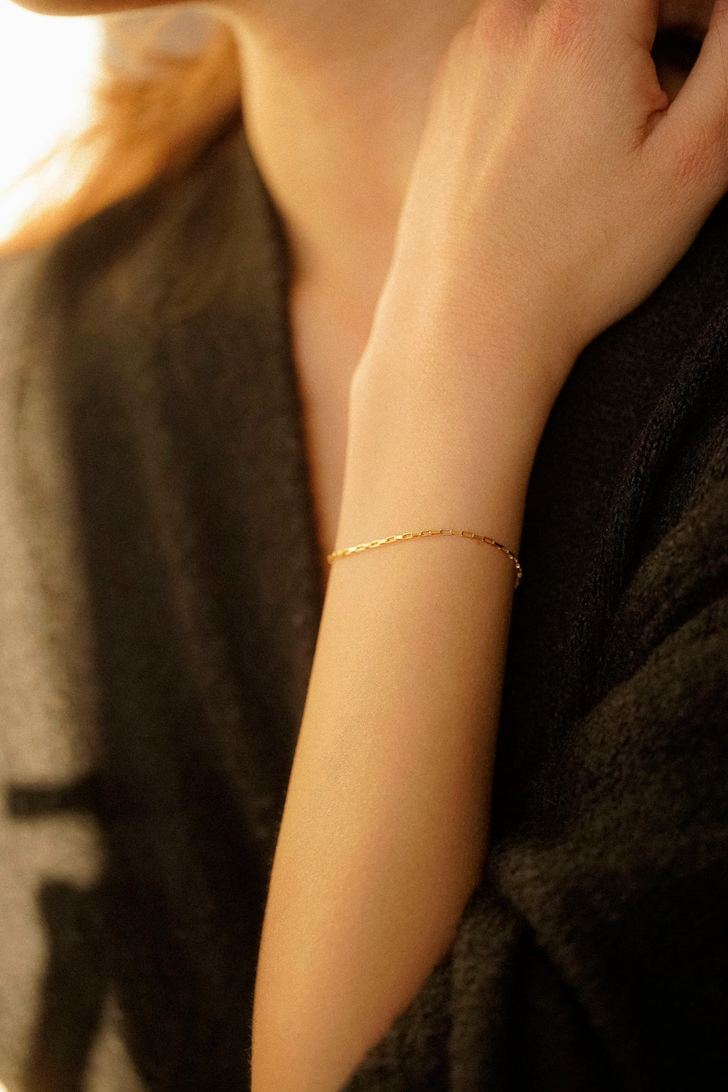 Tiny Box Chain Bracelet