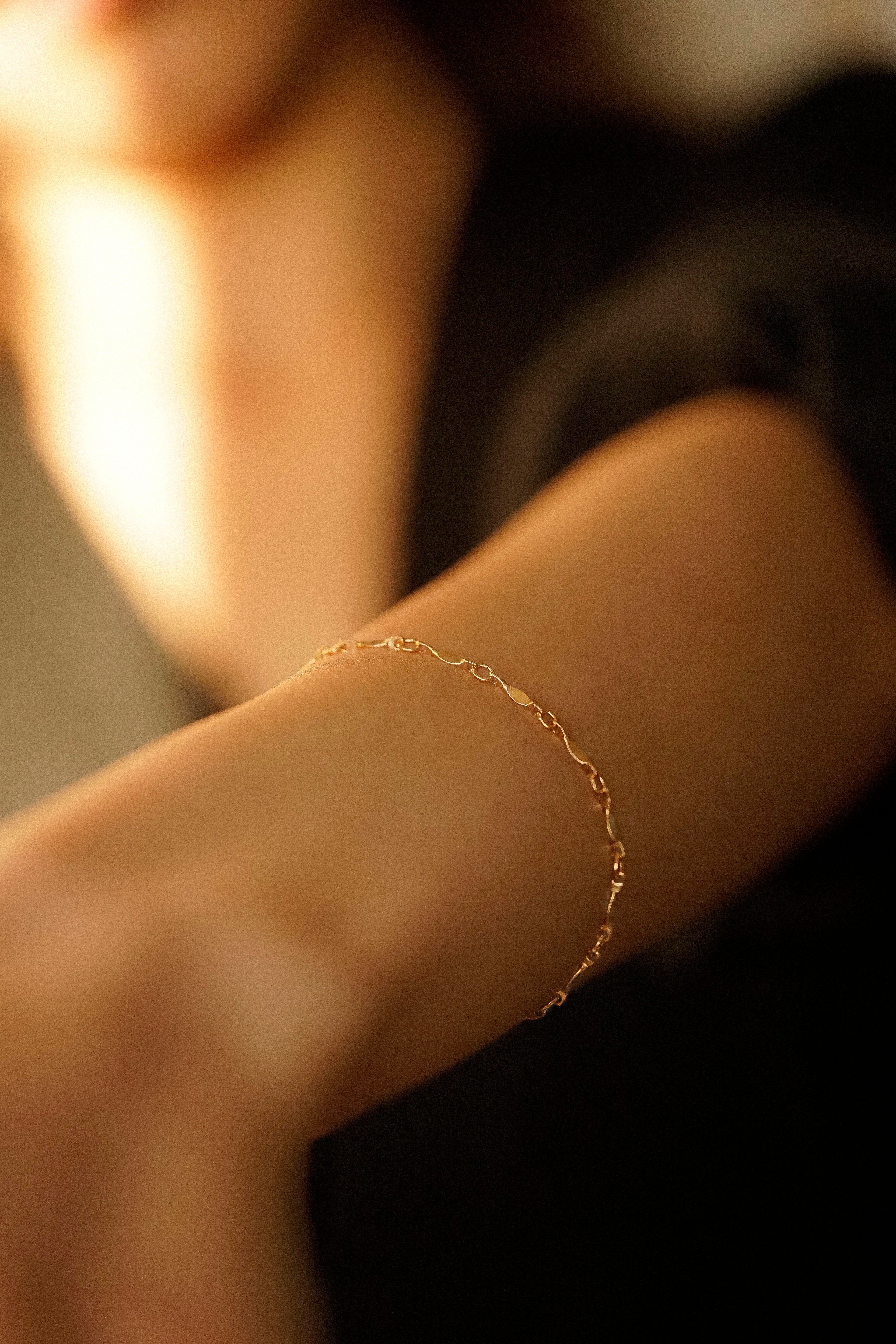 Dapped Bar Bracelet