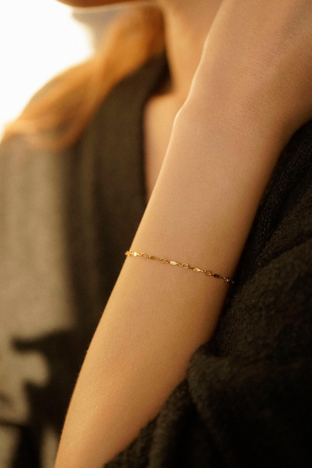 Dapped Bar Bracelet