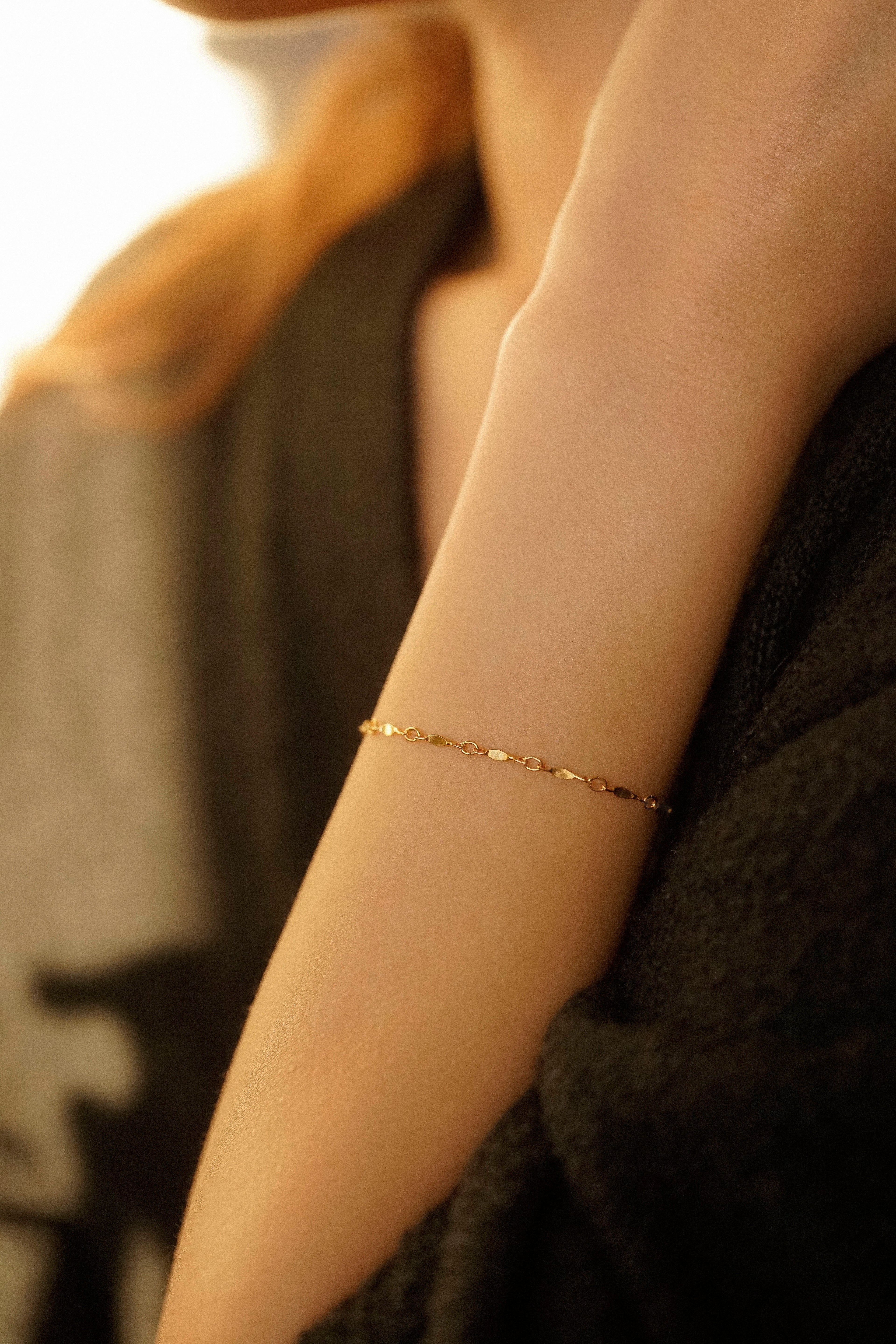 Dapped Bar Bracelet