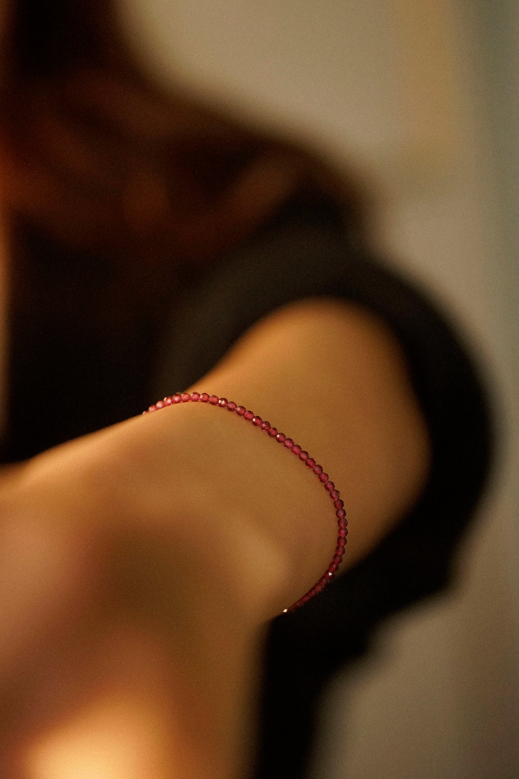Faceted Gemstone Bead Bracelet