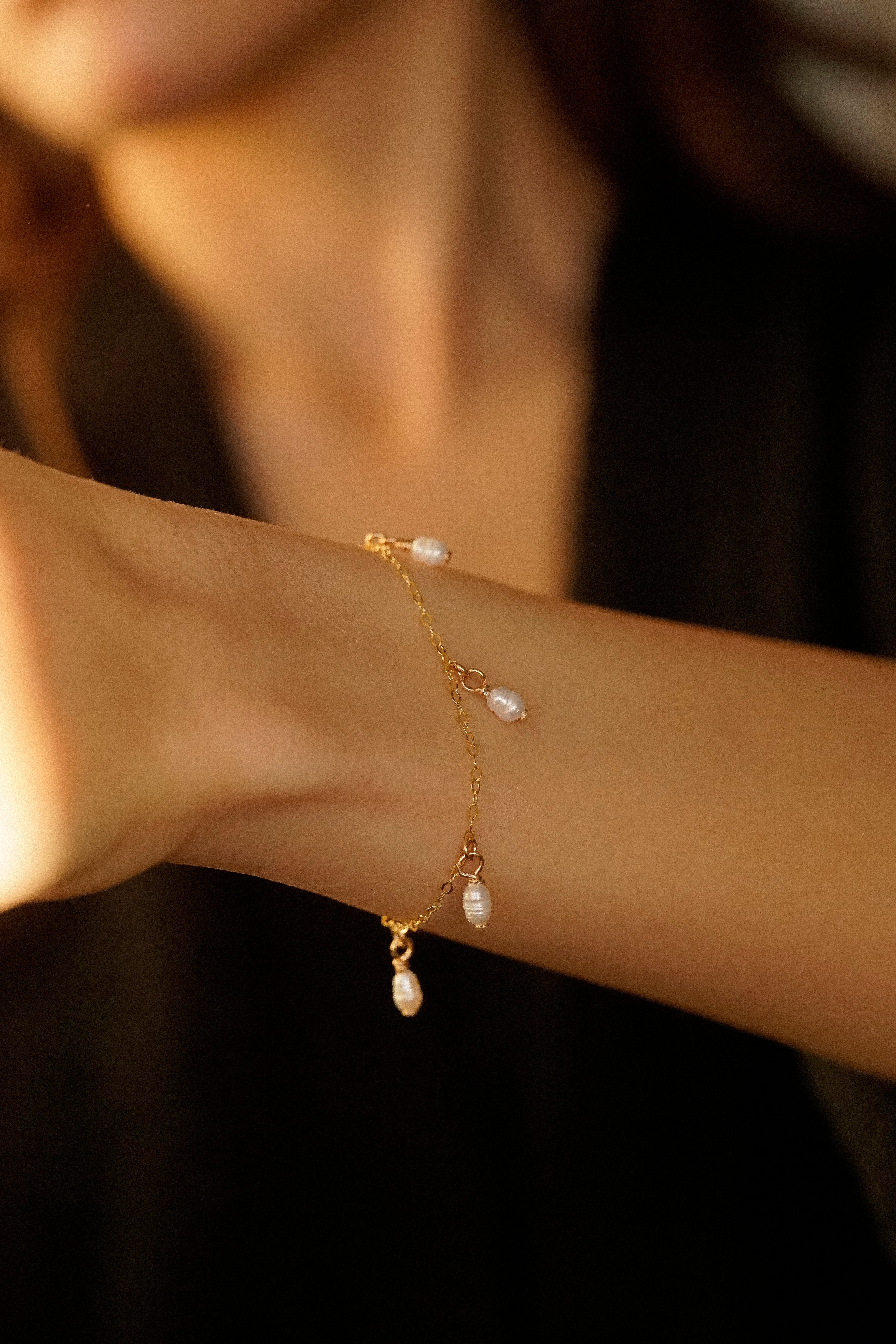 Pearl Drop Bracelet
