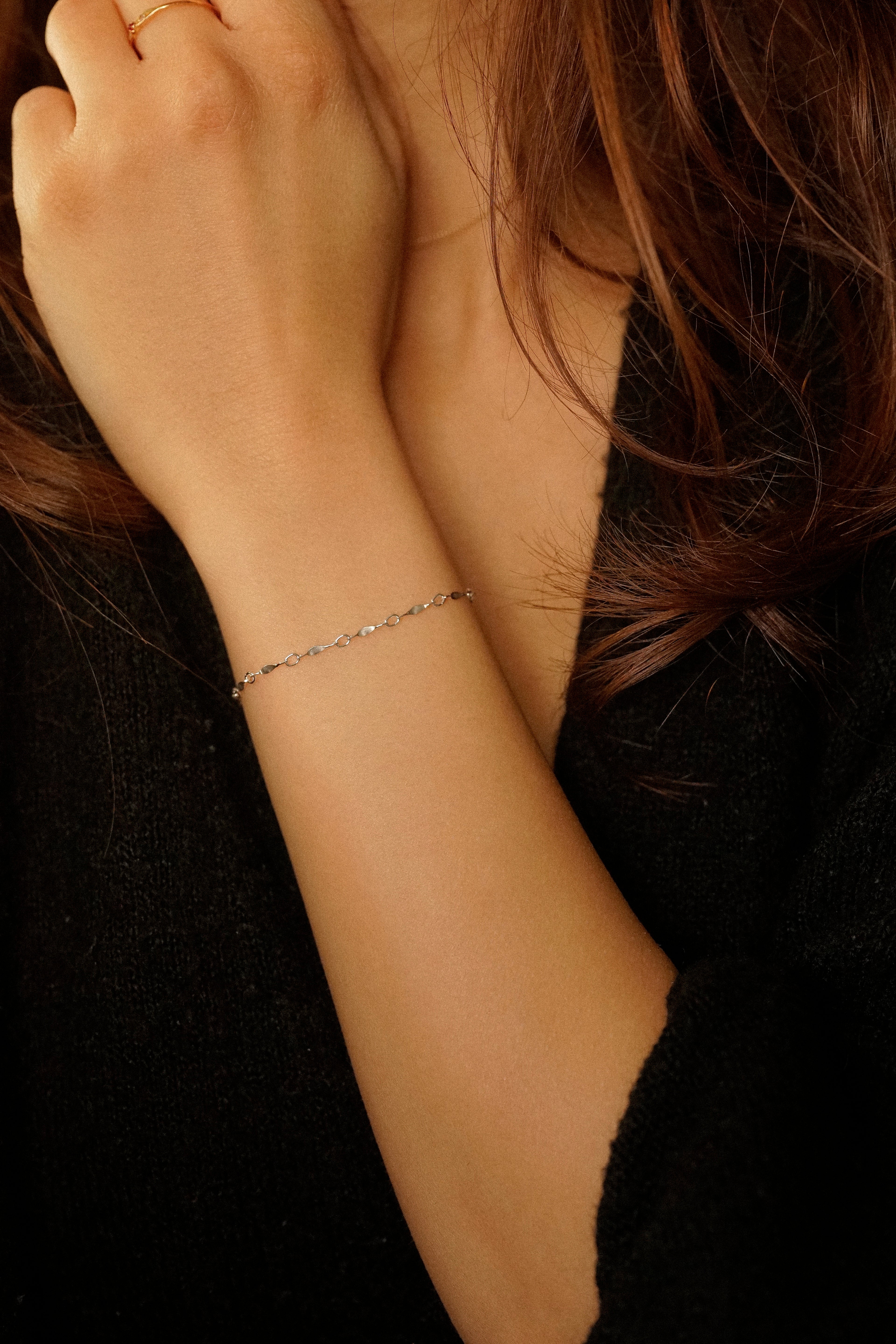 Dapped Bar Bracelet