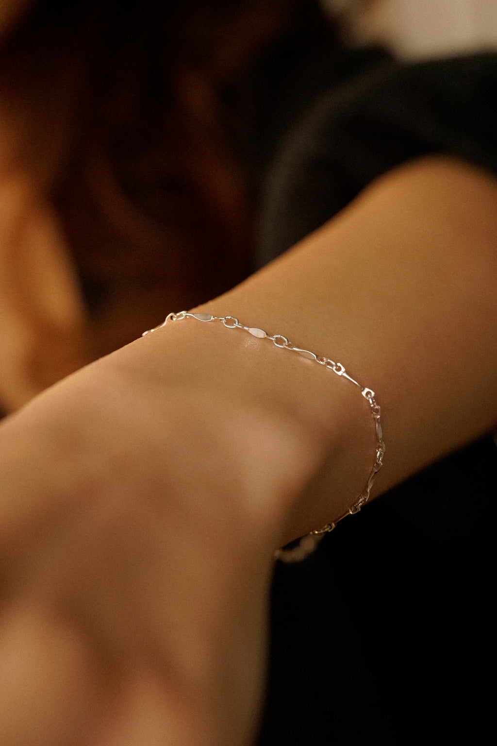 Dapped Bar Bracelet