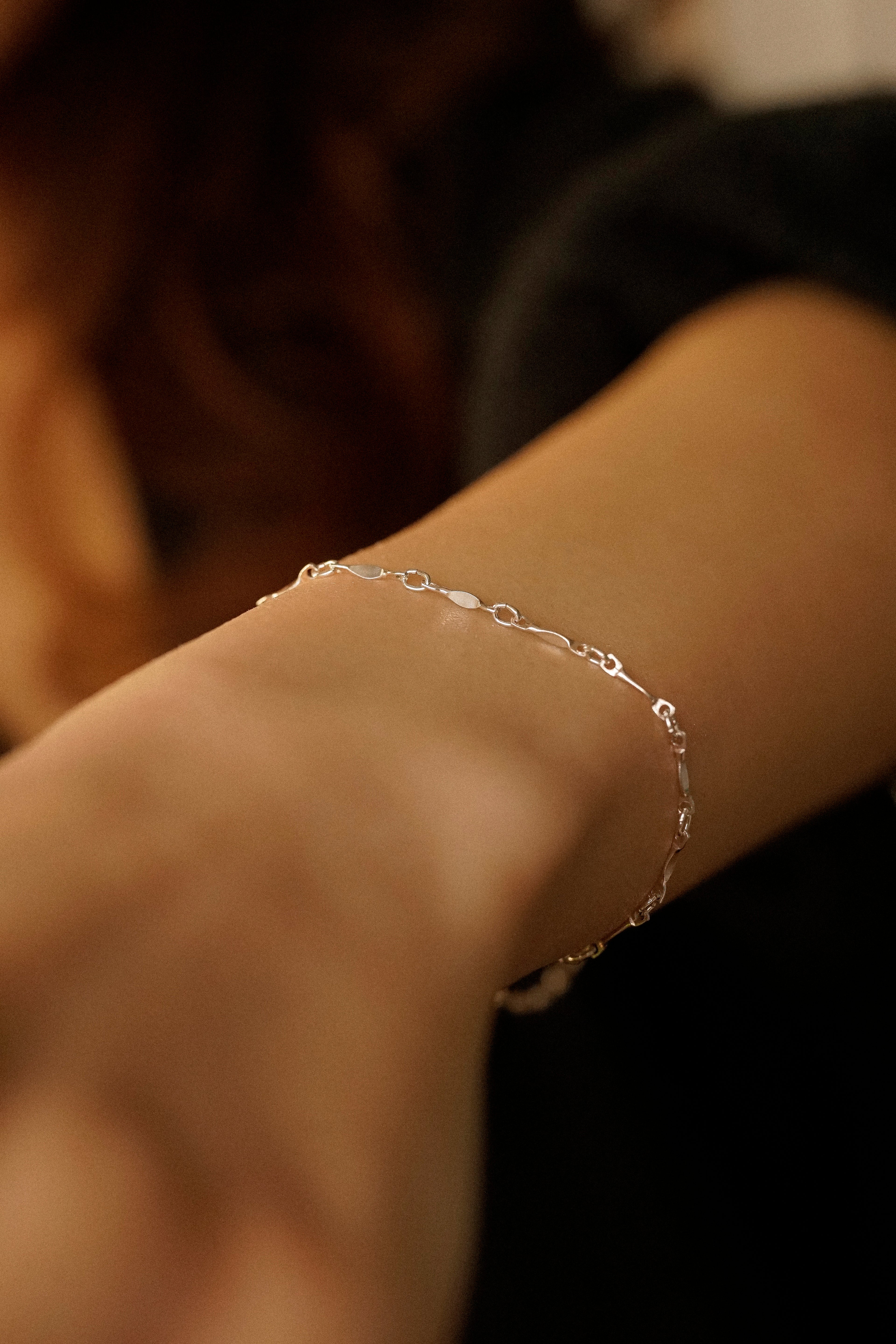 Dapped Bar Bracelet