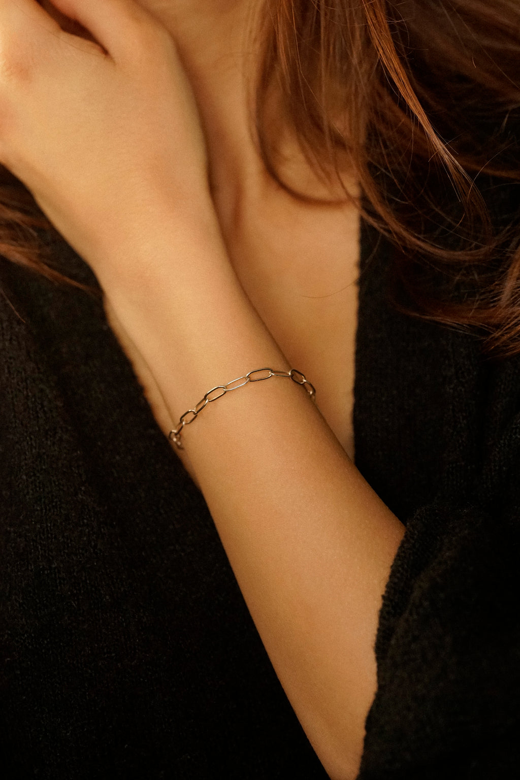 Paperclip Link Chain Bracelet