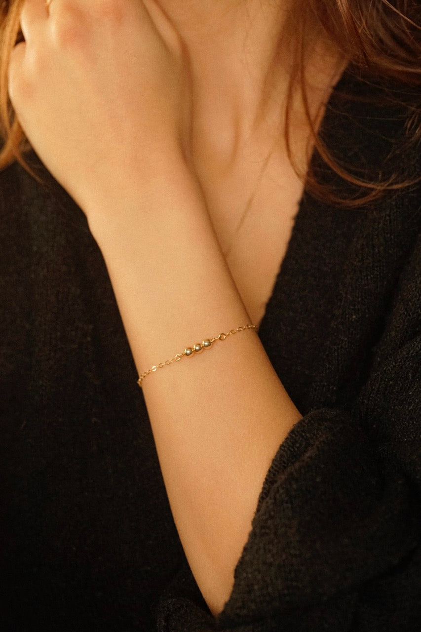 Three Bead Bracelet
