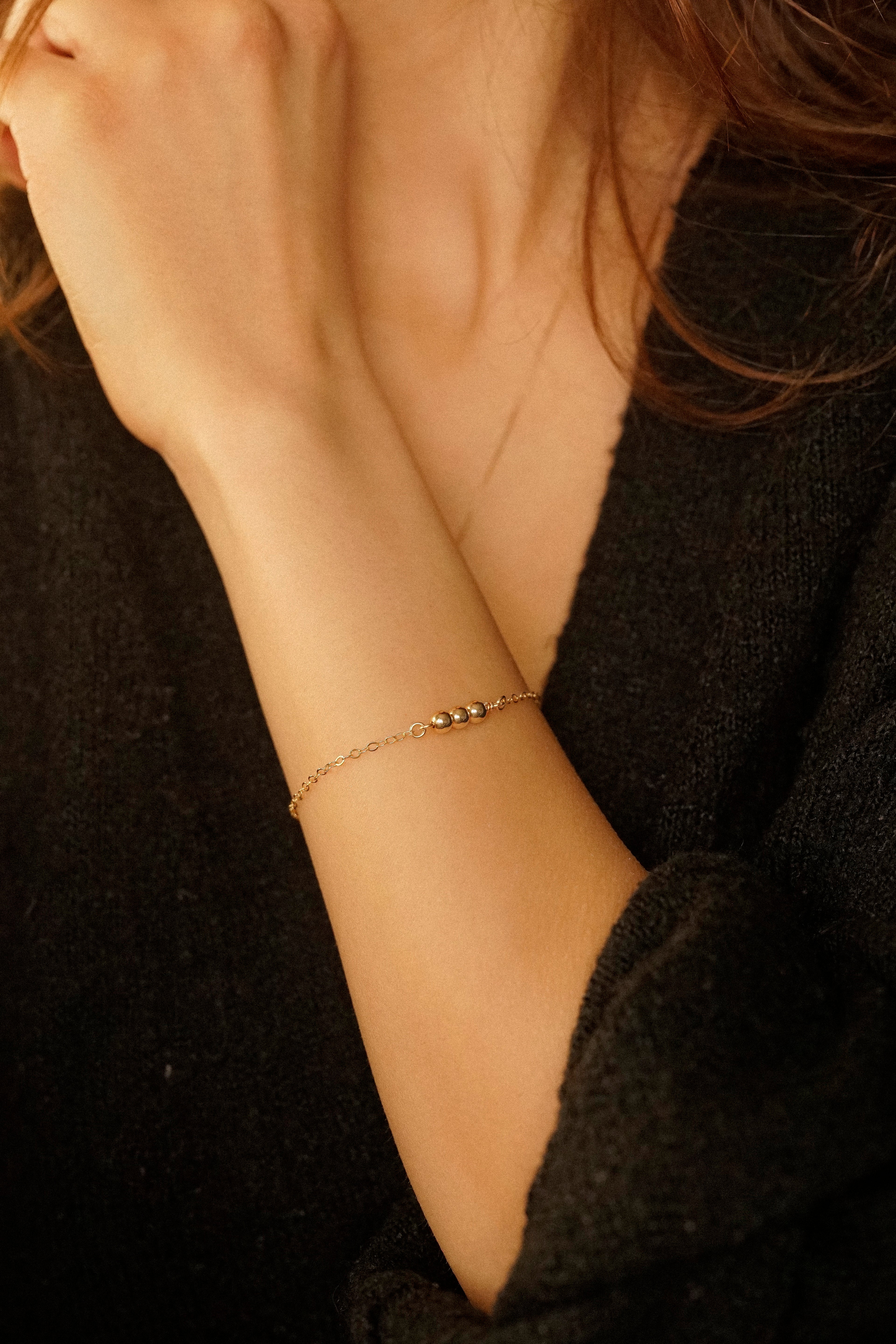 Three Bead Bracelet