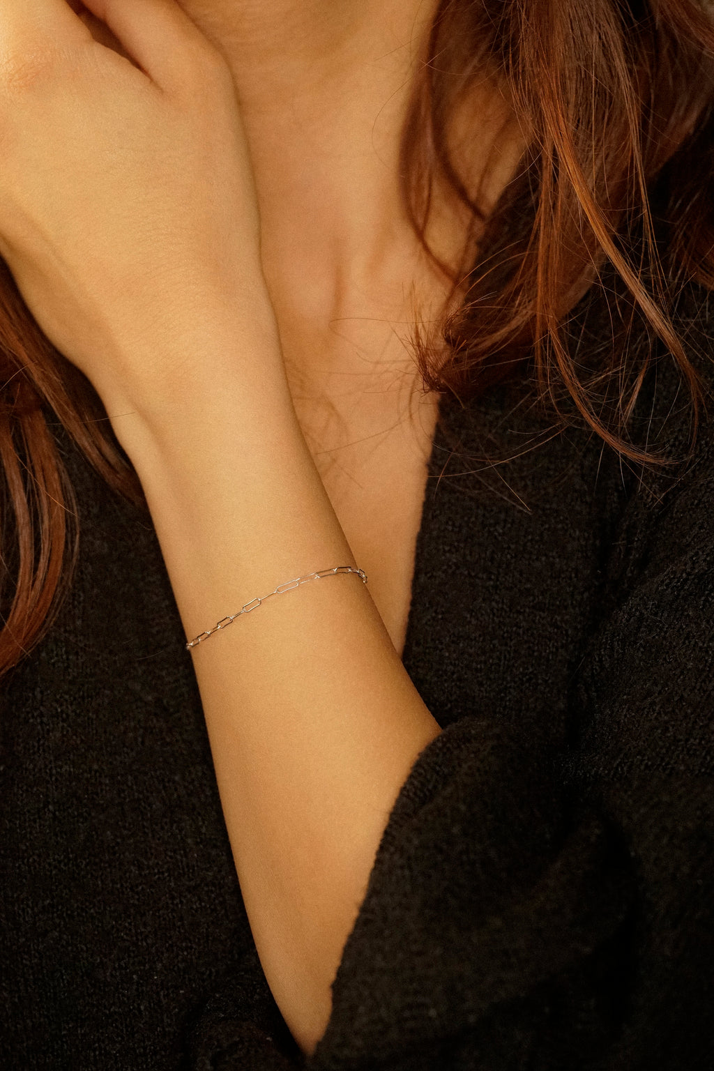 Dainty Paperclip Bracelet