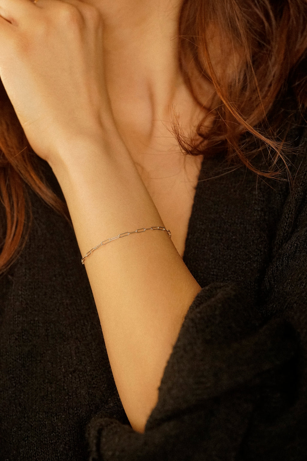 Dainty Paperclip Bracelet