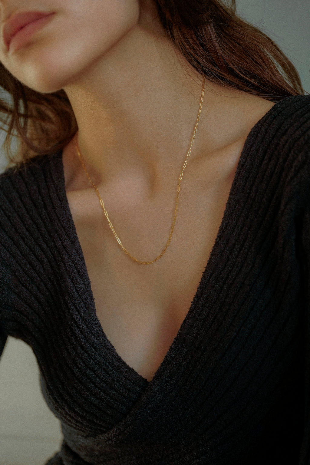 2mm Paperclip Necklace