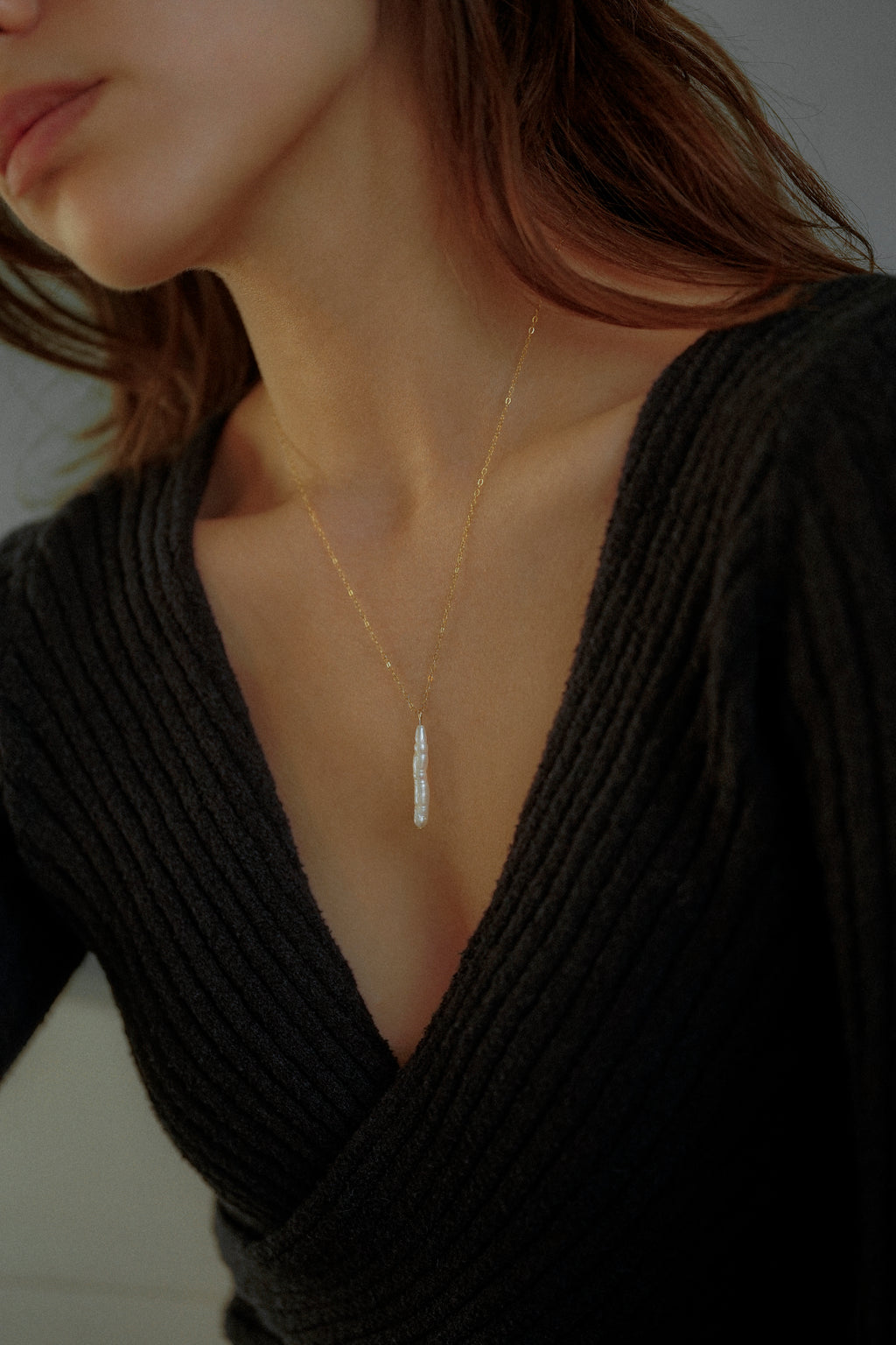 Long Freshwater Pearl Necklace