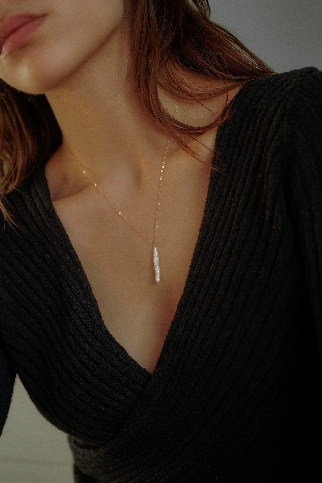 Long Freshwater Pearl Necklace