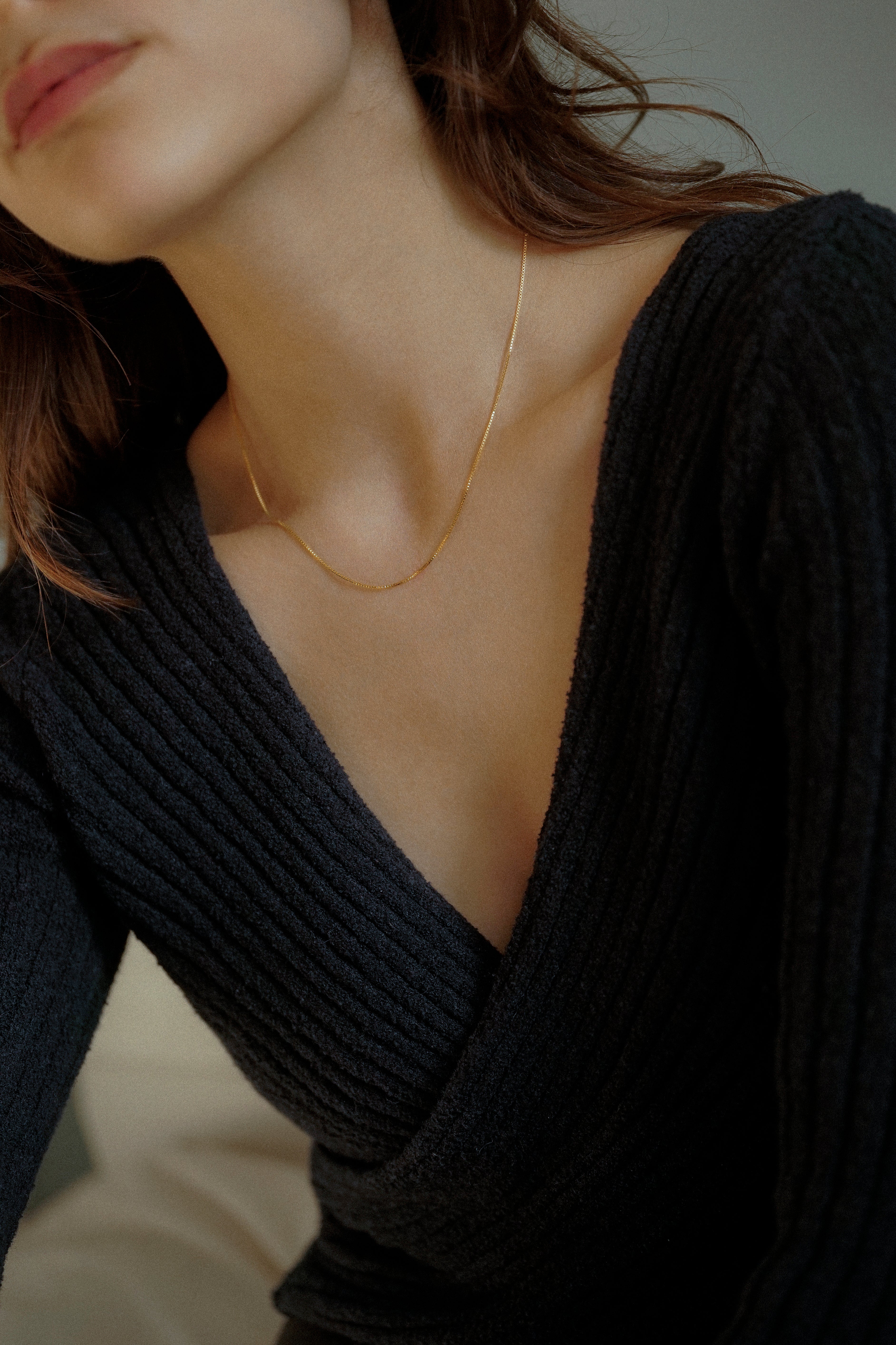 Sleek Box Chain Necklace