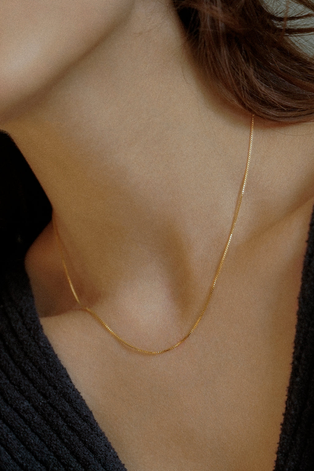 Sleek Box Chain Necklace