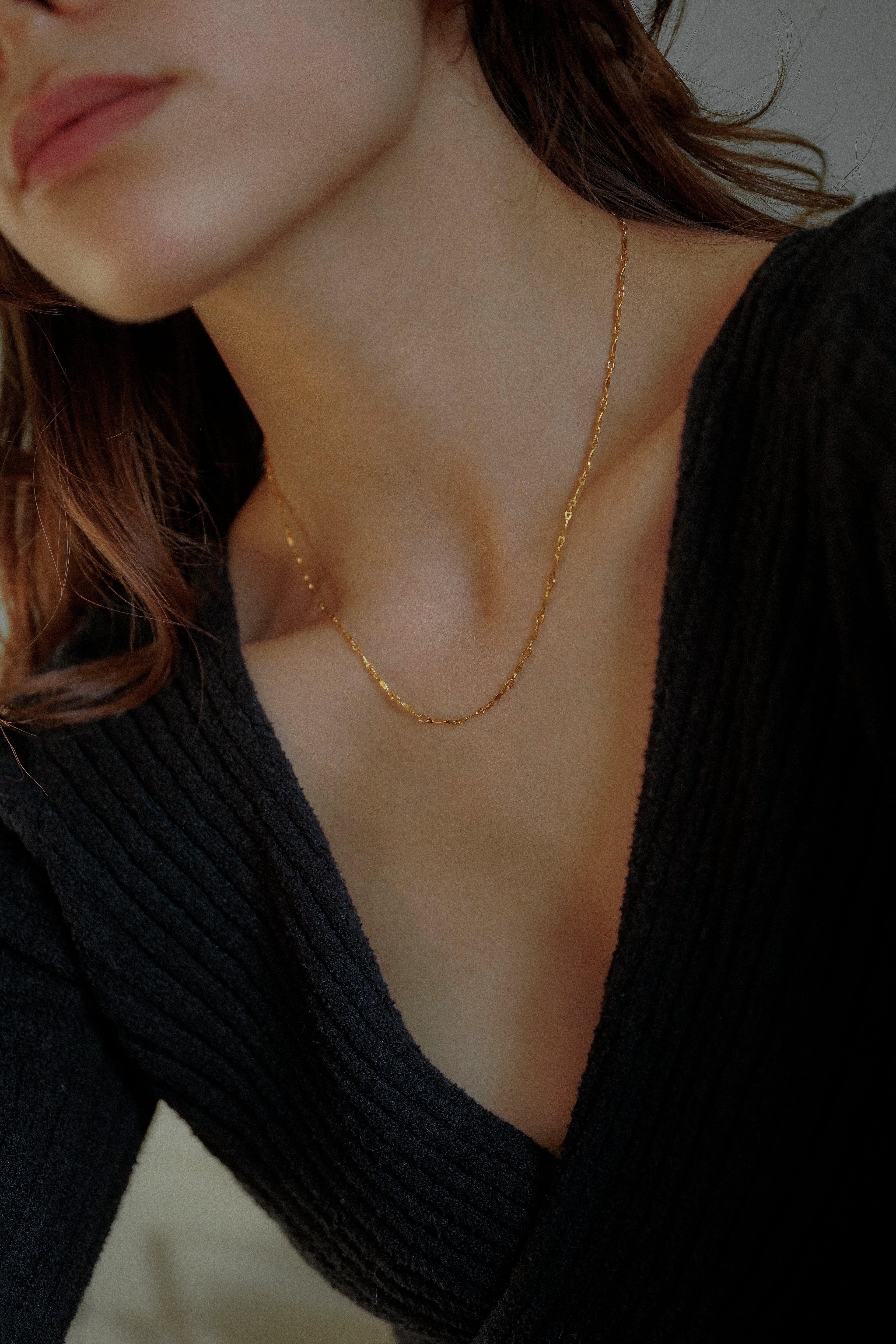 Dapped Bar Necklace