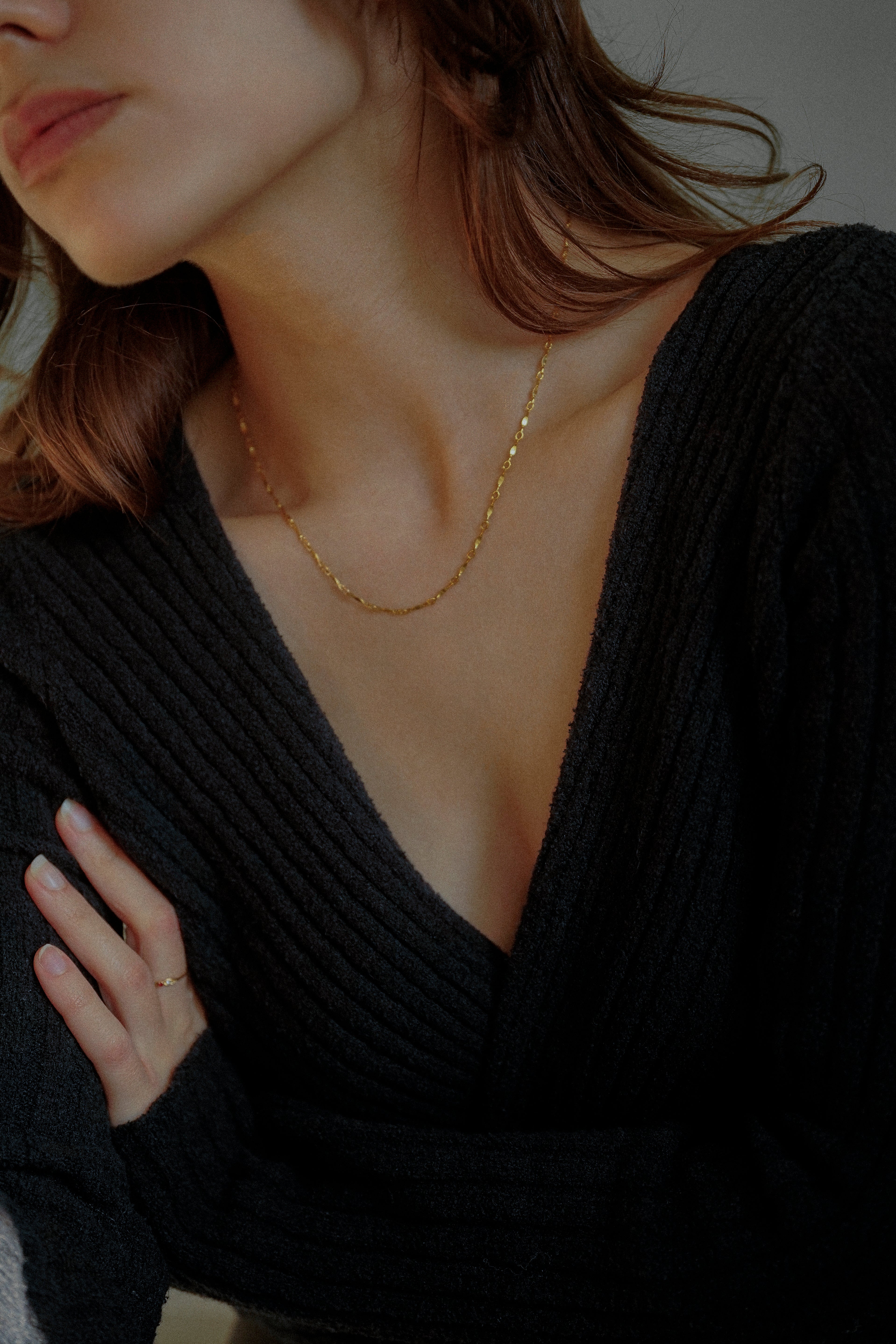 Dapped Bar Necklace