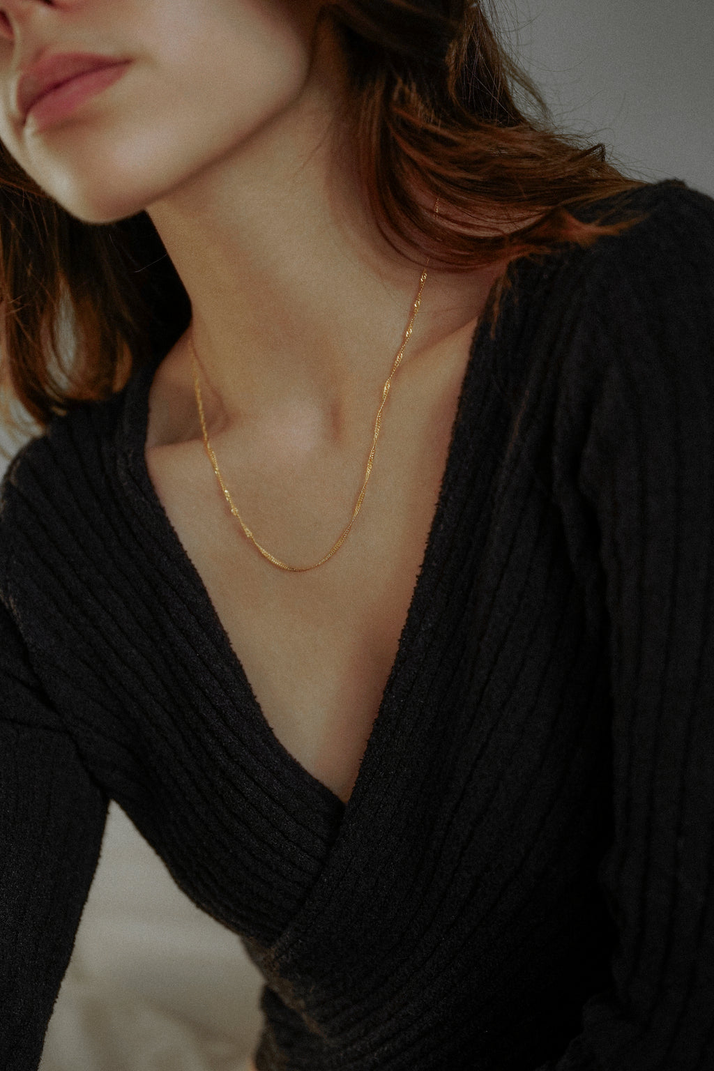 Singapore Twist Chain Necklace