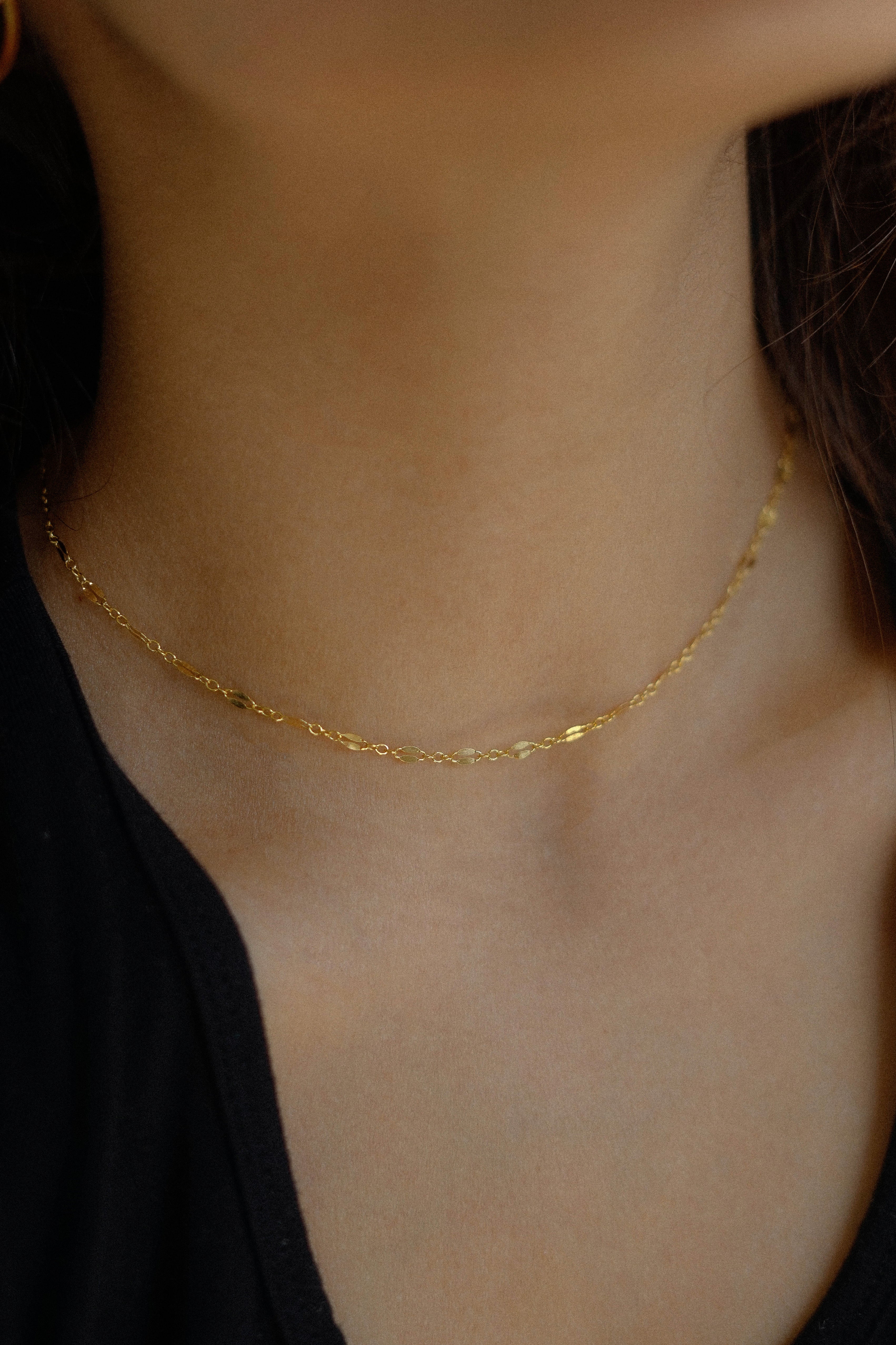 Lace Sequin Necklace